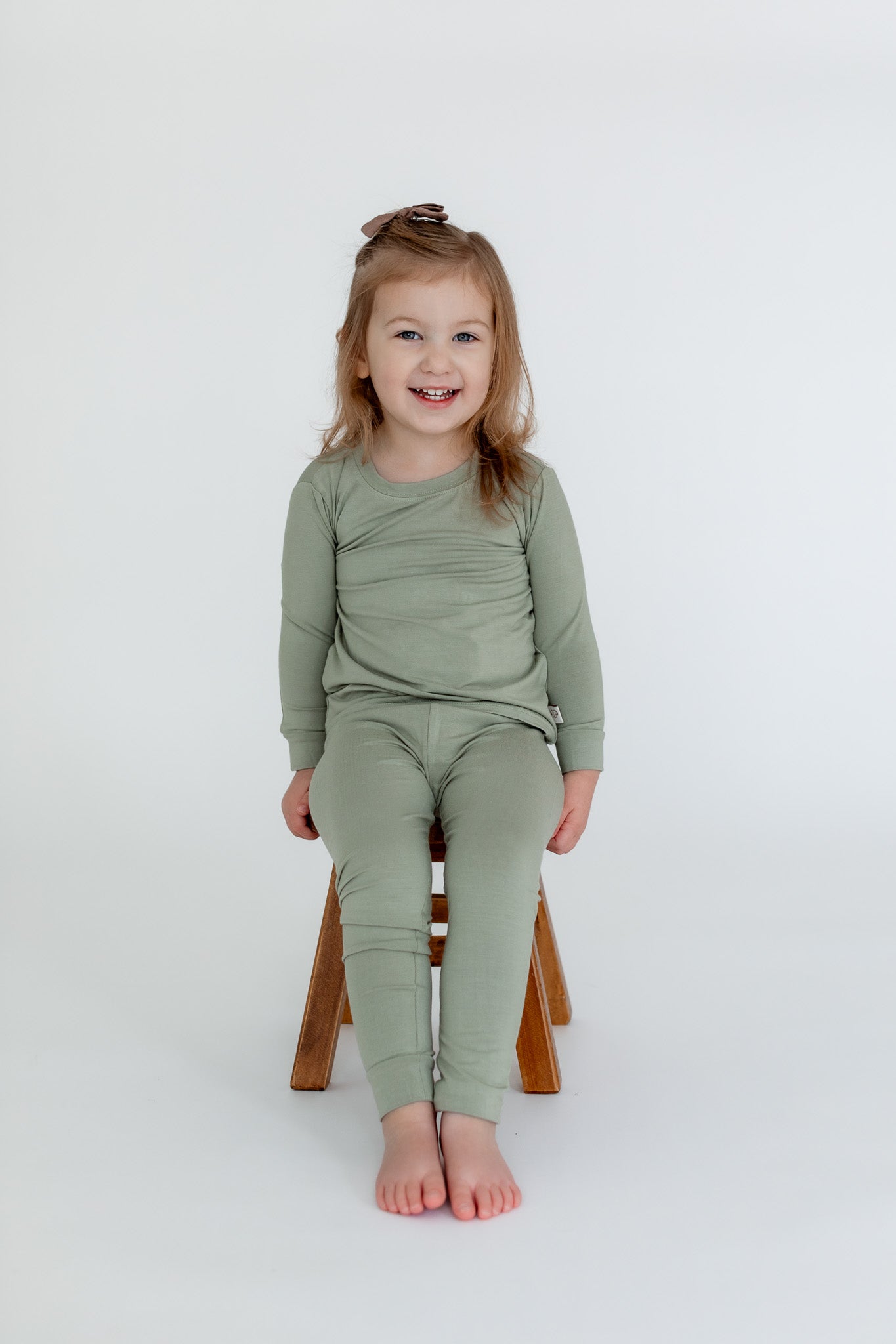 Two Piece Pajamas | Mineral Green