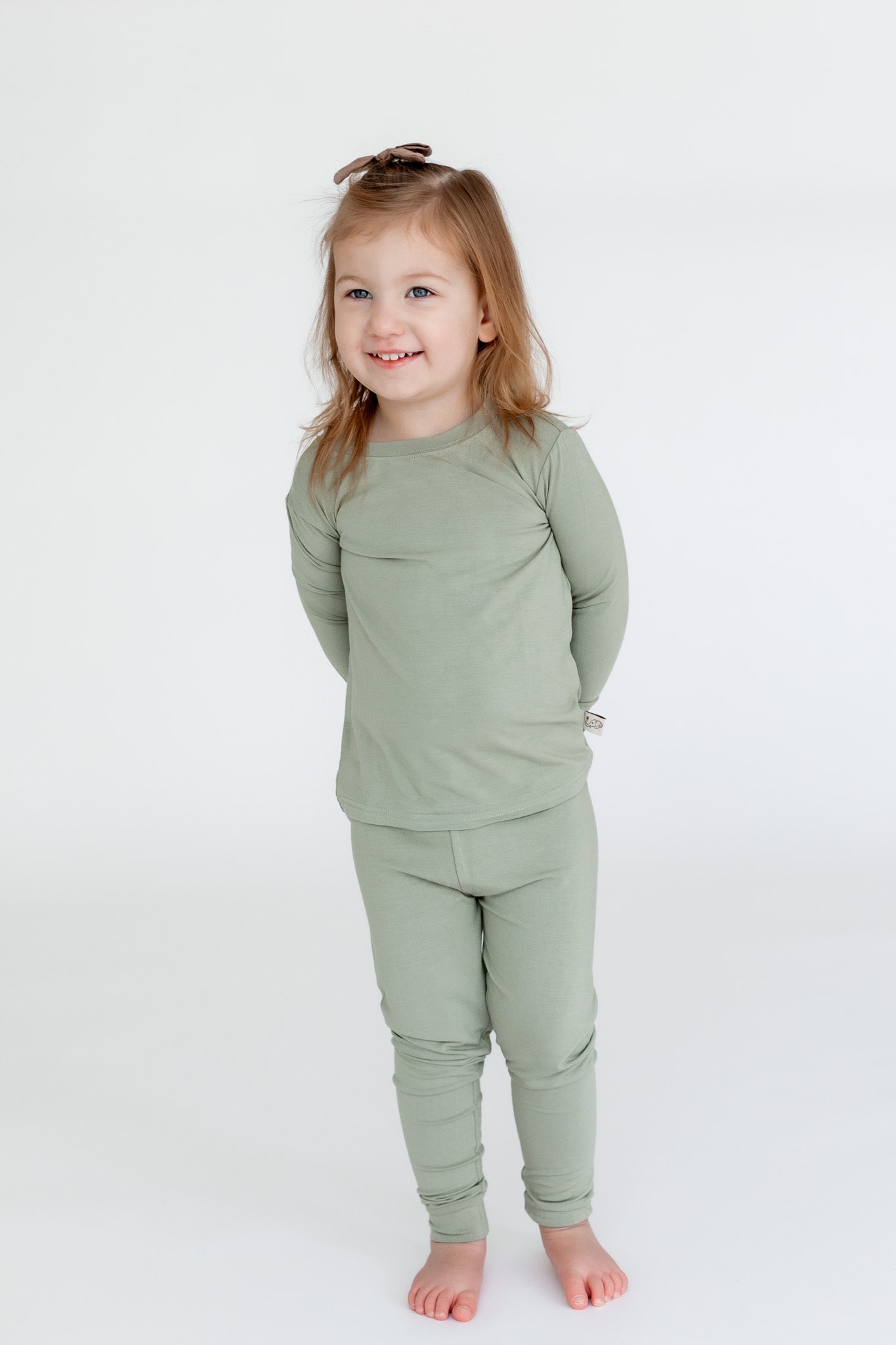 Two Piece Pajamas | Mineral Green