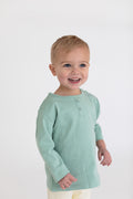 Isaac Henley Shirt | Mineral Green