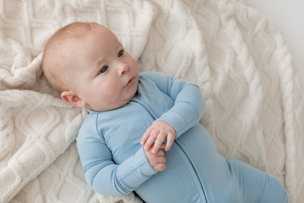 Baby Zip Sleeper – Blue Niagara Mist