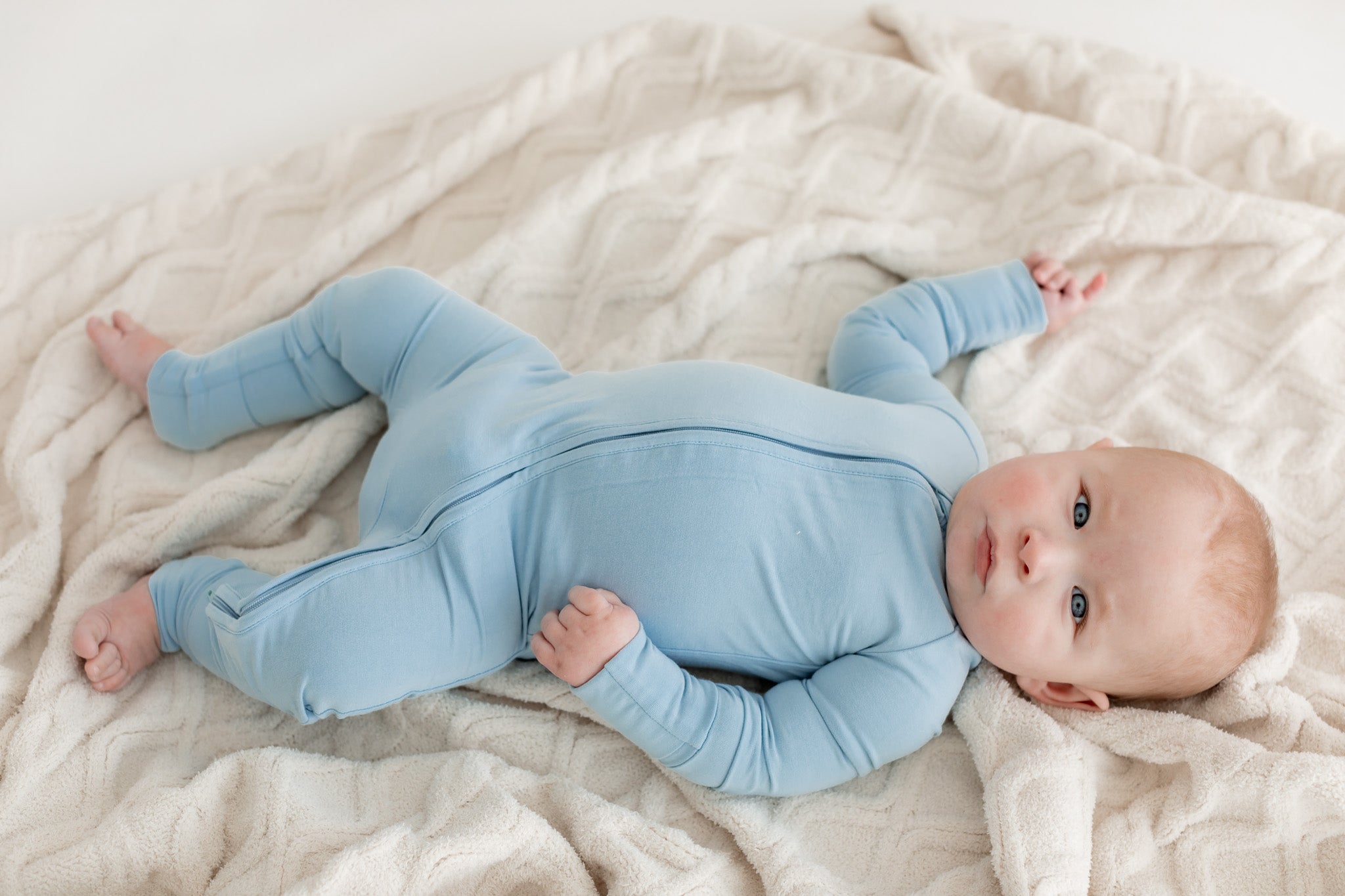 Baby Zip Sleeper – Blue Niagara Mist