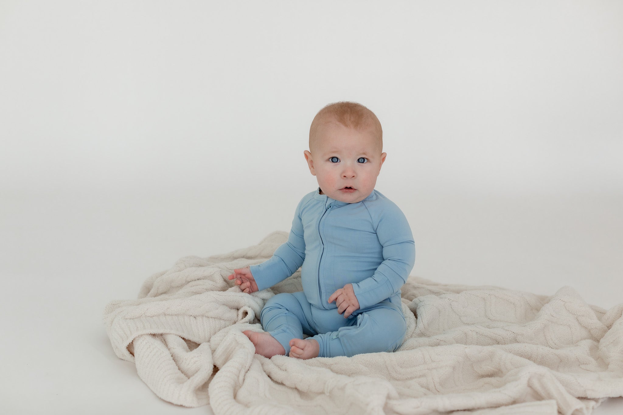 Baby Zip Sleeper – Blue Niagara Mist