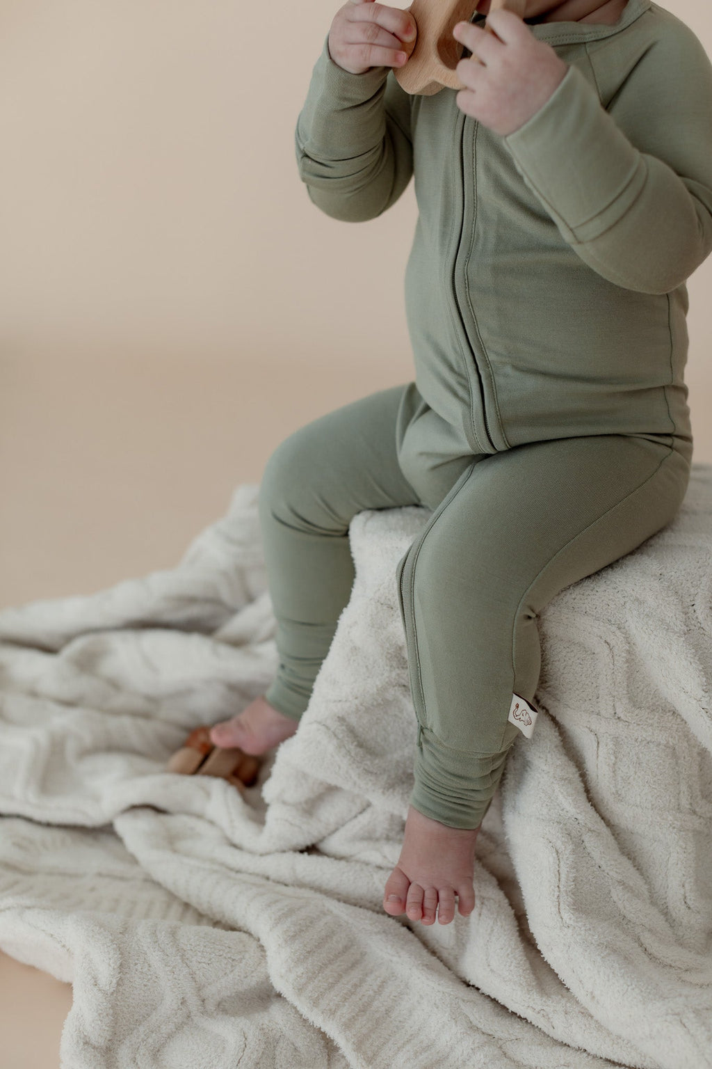 Baby Zip Sleeper – Mineral Green