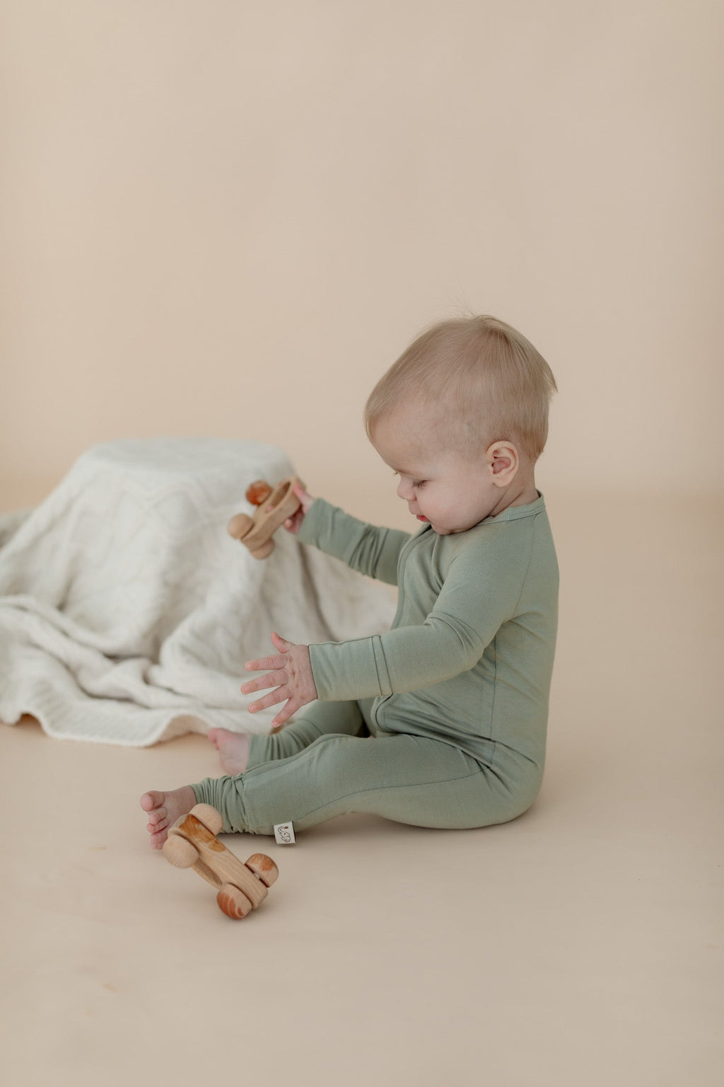 Baby Zip Sleeper – Mineral Green