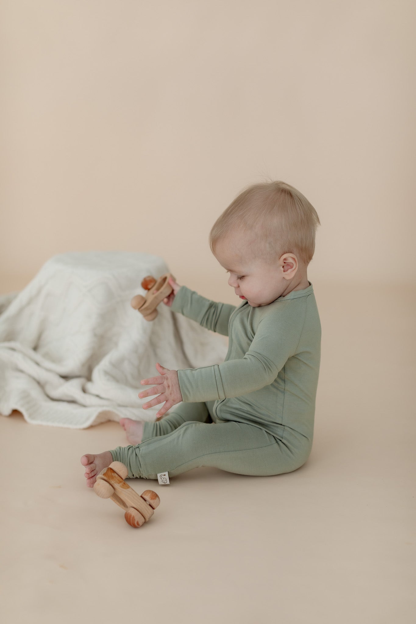 Baby Zip Sleeper – Mineral Green