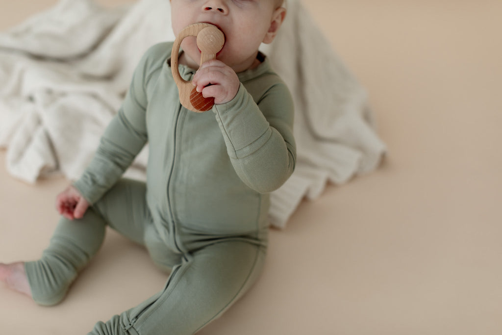 Baby Zip Sleeper – Mineral Green