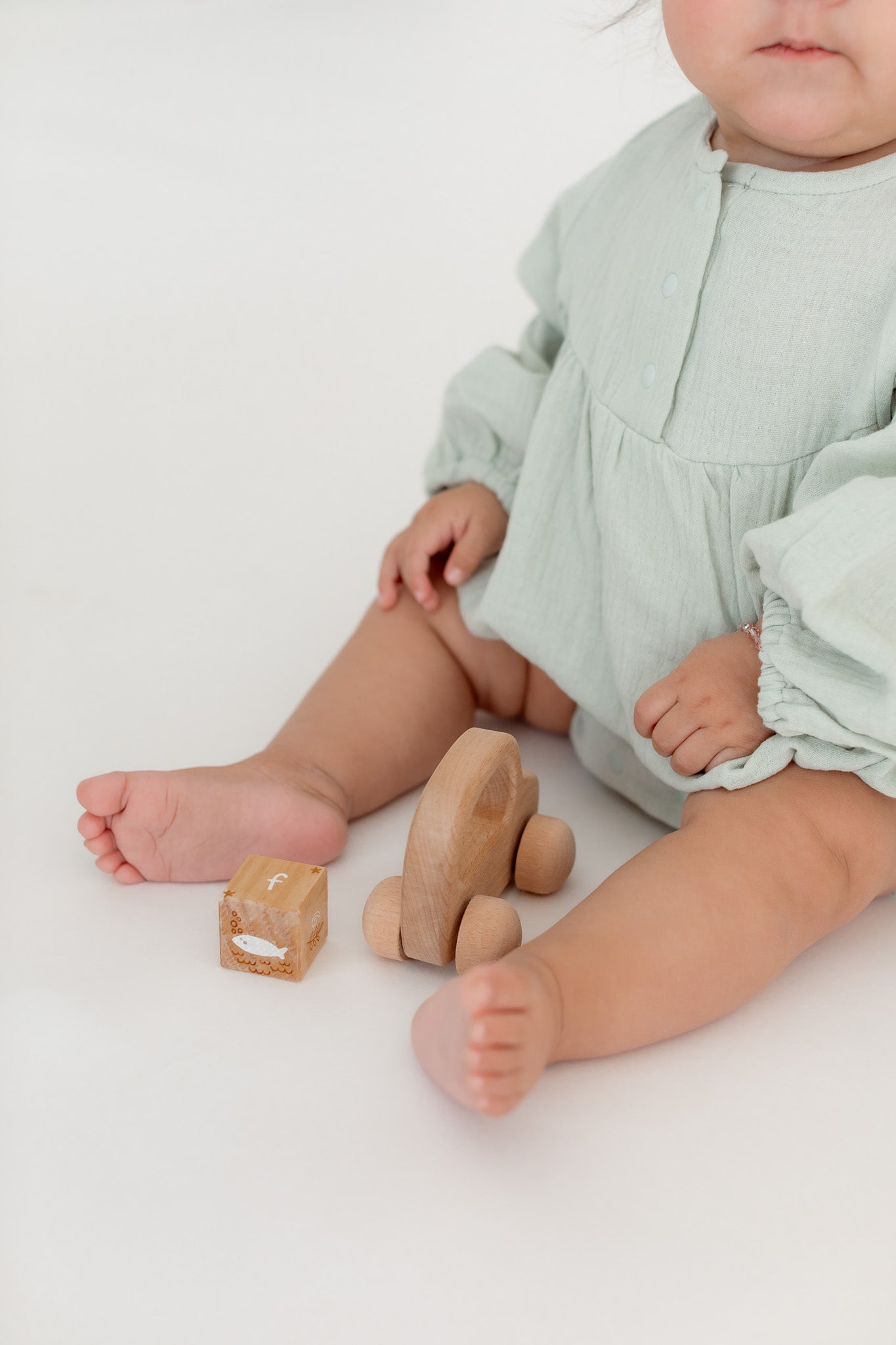 Remi Romper | Mineral Green