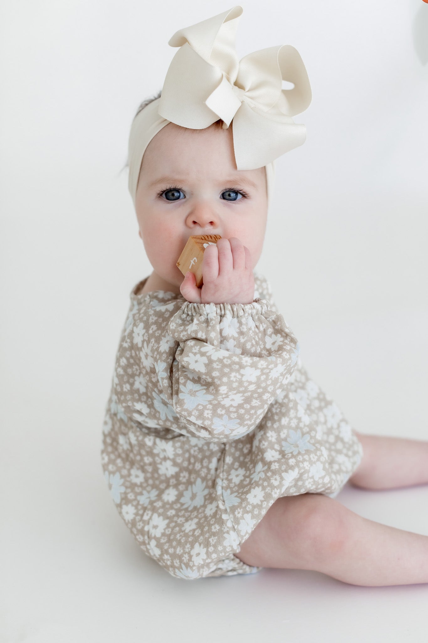 Remi Romper | Cool Blooms
