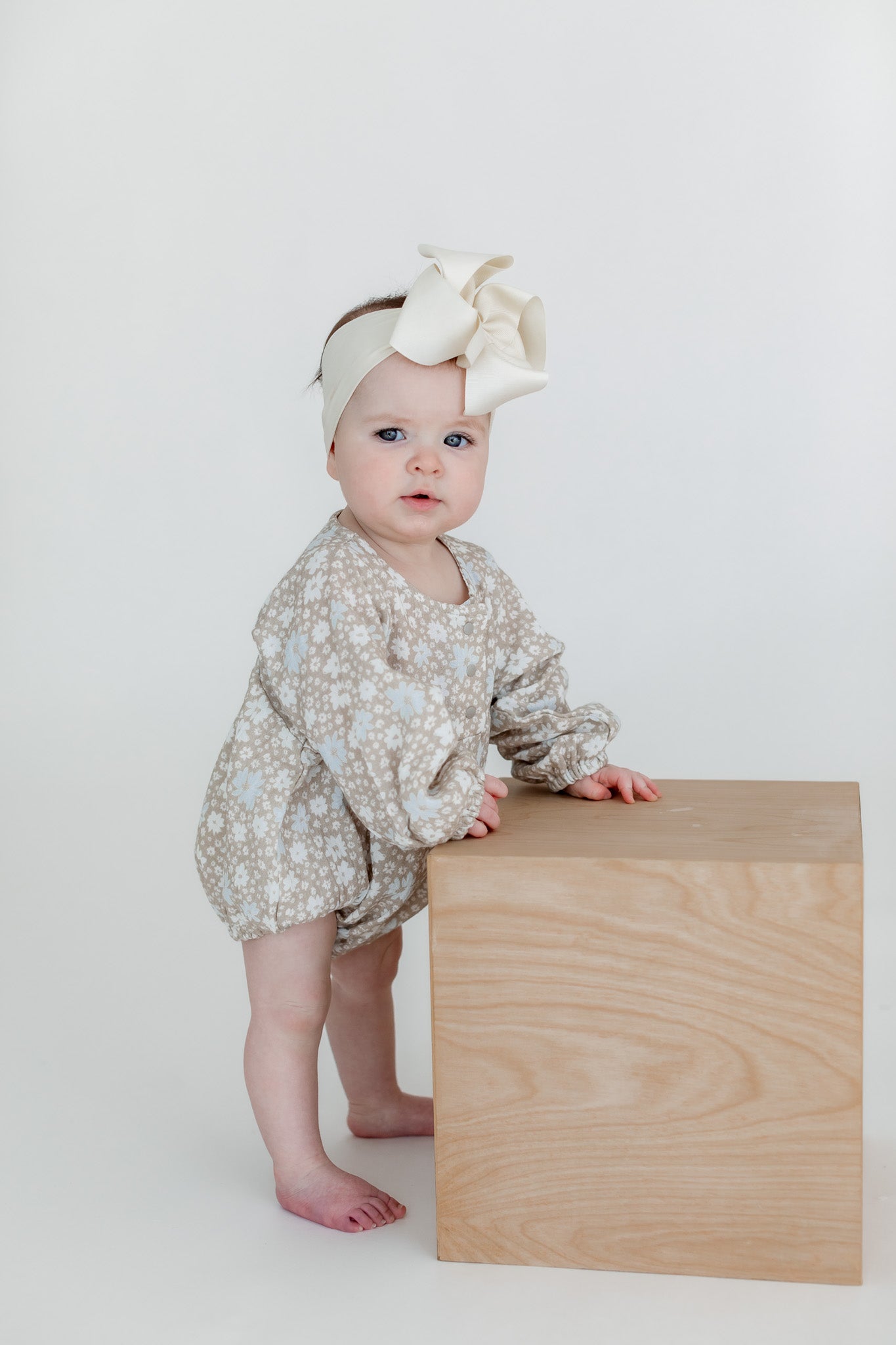 Remi Romper | Cool Blooms