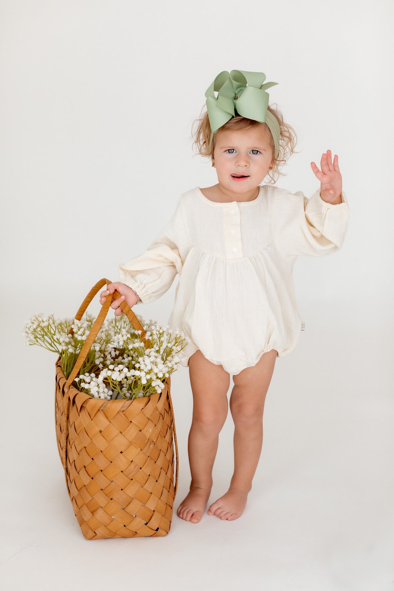Remi Romper | Vanilla Ice