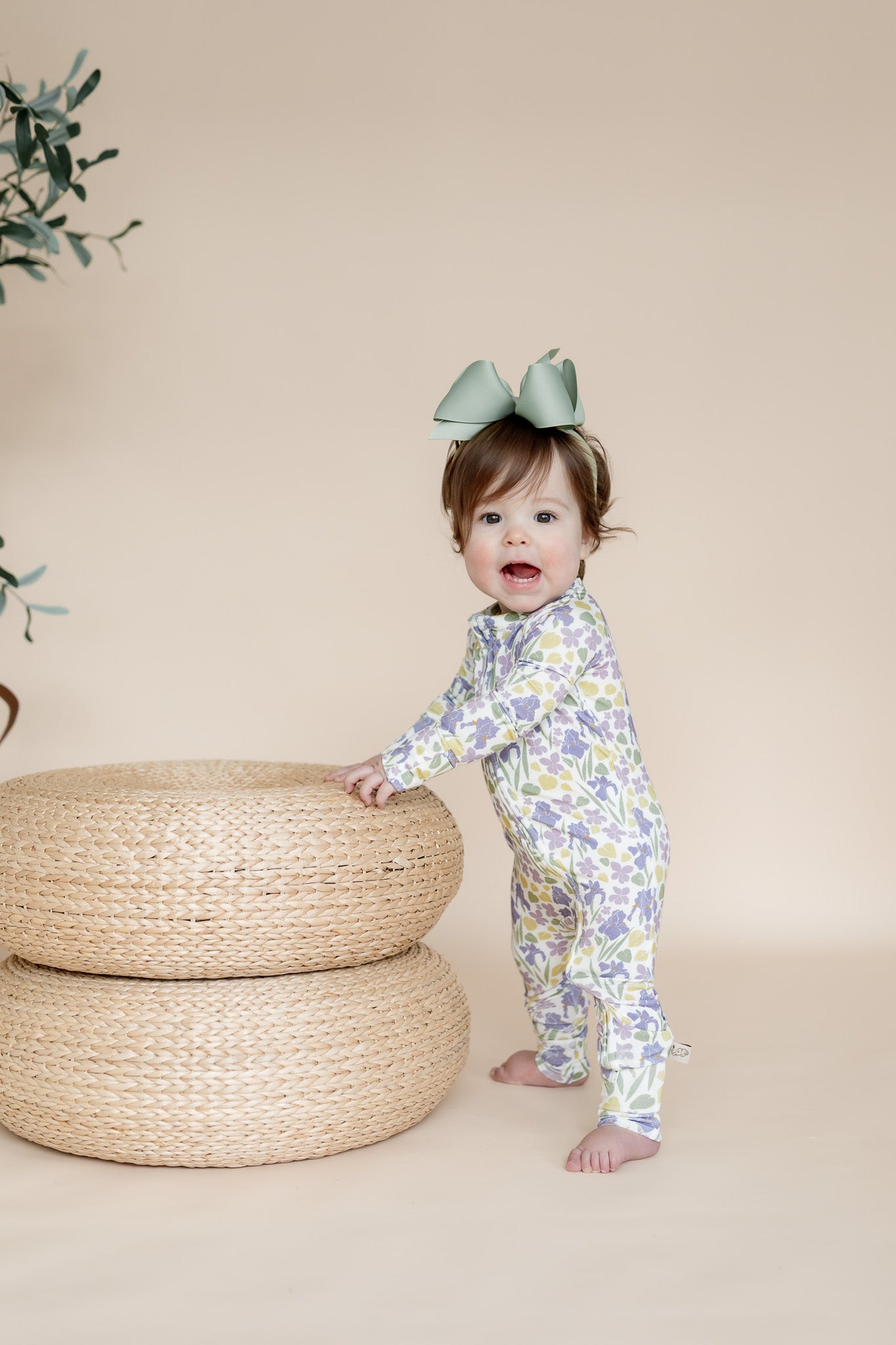 Baby Zip Sleeper – Heirloom Florals