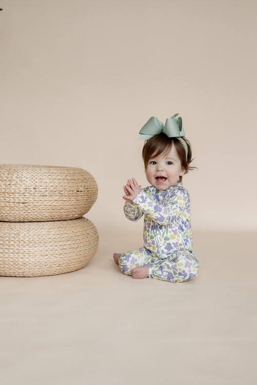 Baby Zip Sleeper – Heirloom Florals