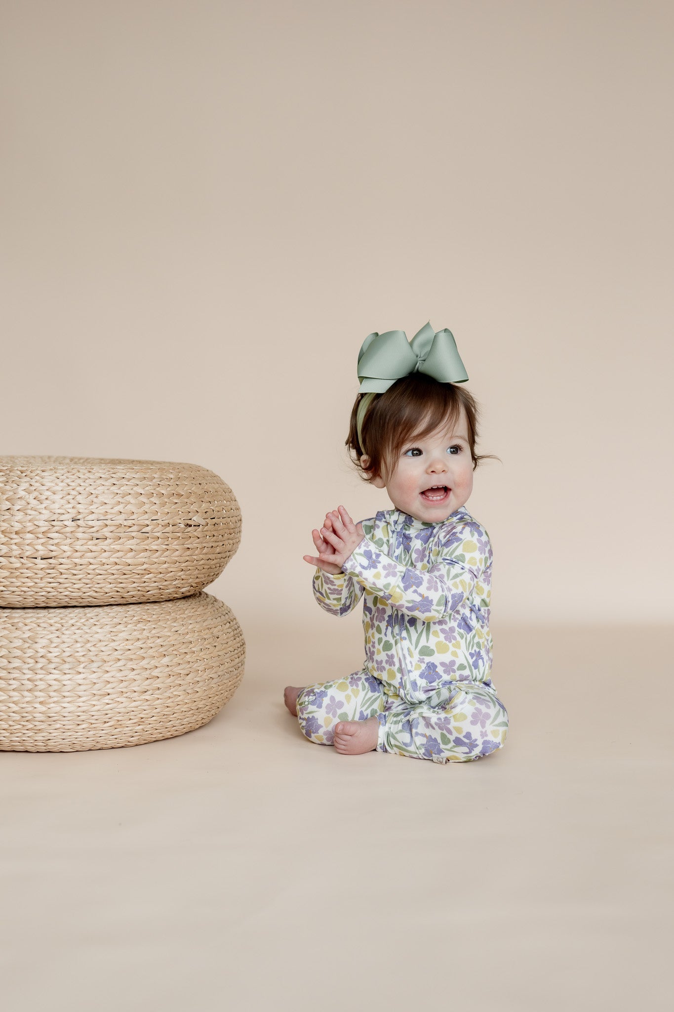 Baby Zip Sleeper – Heirloom Florals