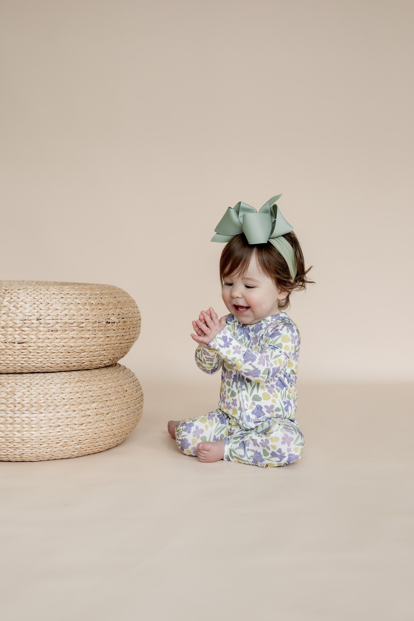 Baby Zip Sleeper – Heirloom Florals