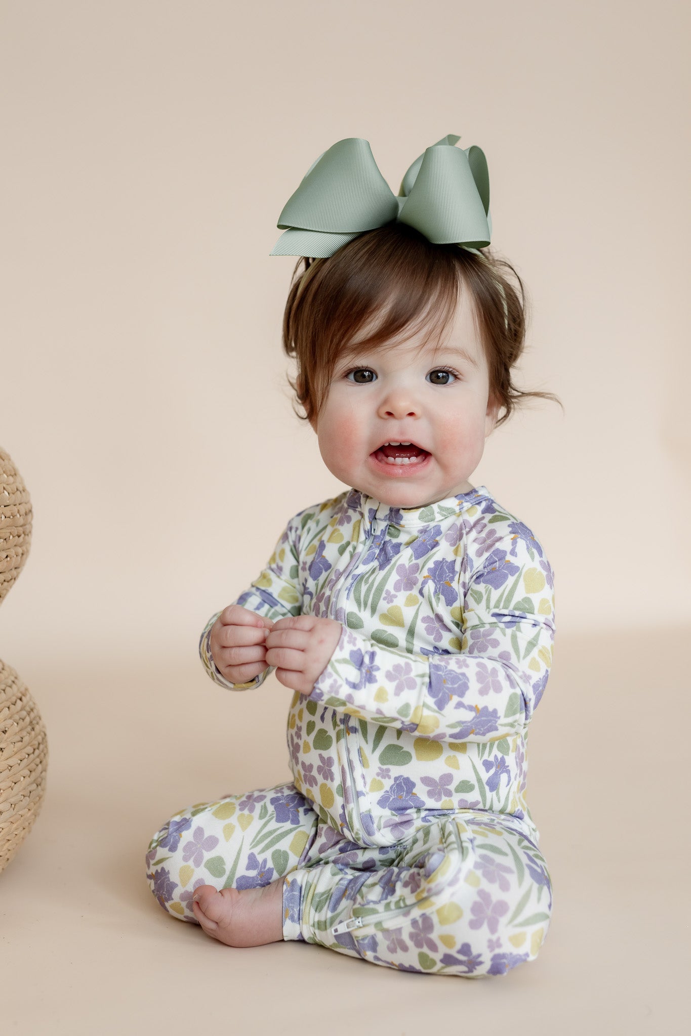 Baby Zip Sleeper – Heirloom Florals