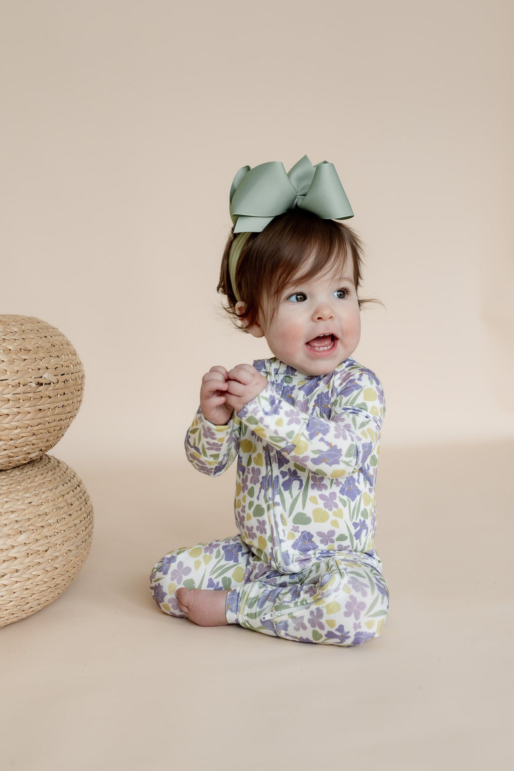 Baby Zip Sleeper – Heirloom Florals