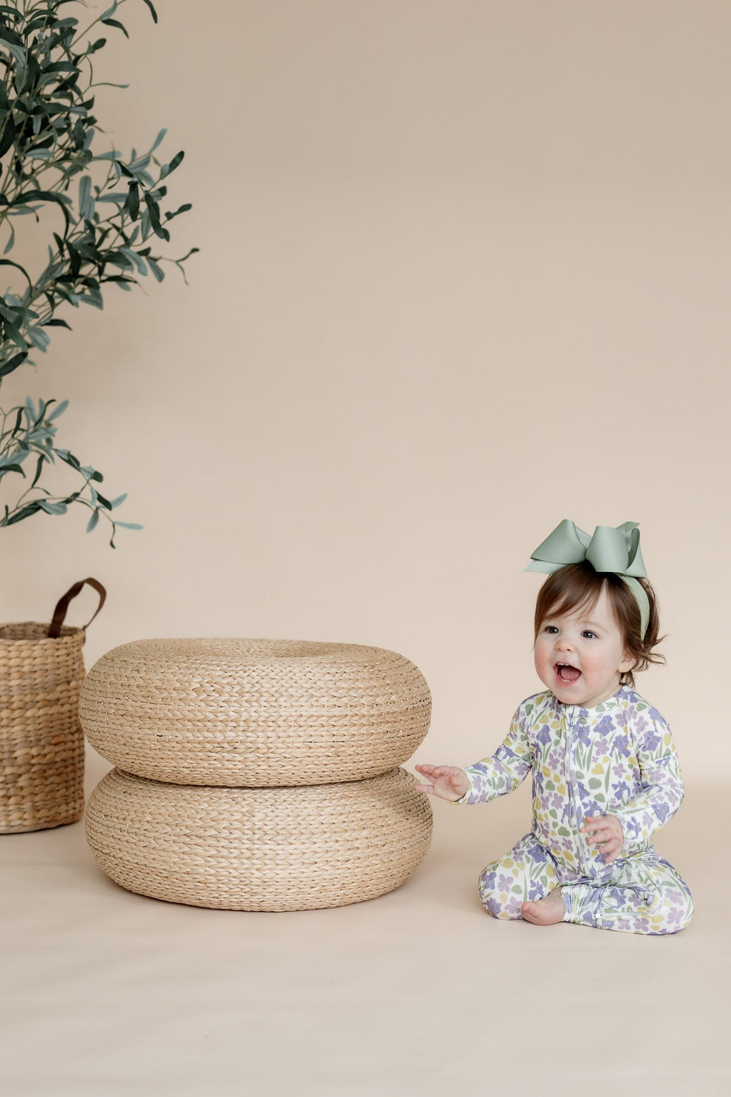 Baby Zip Sleeper – Heirloom Florals