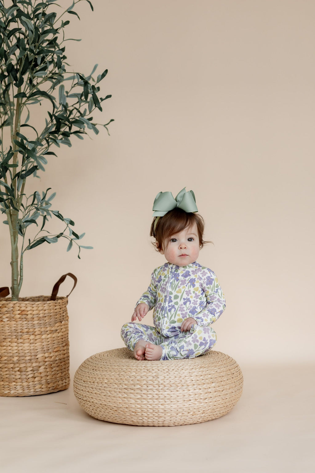 Baby Zip Sleeper – Heirloom Florals