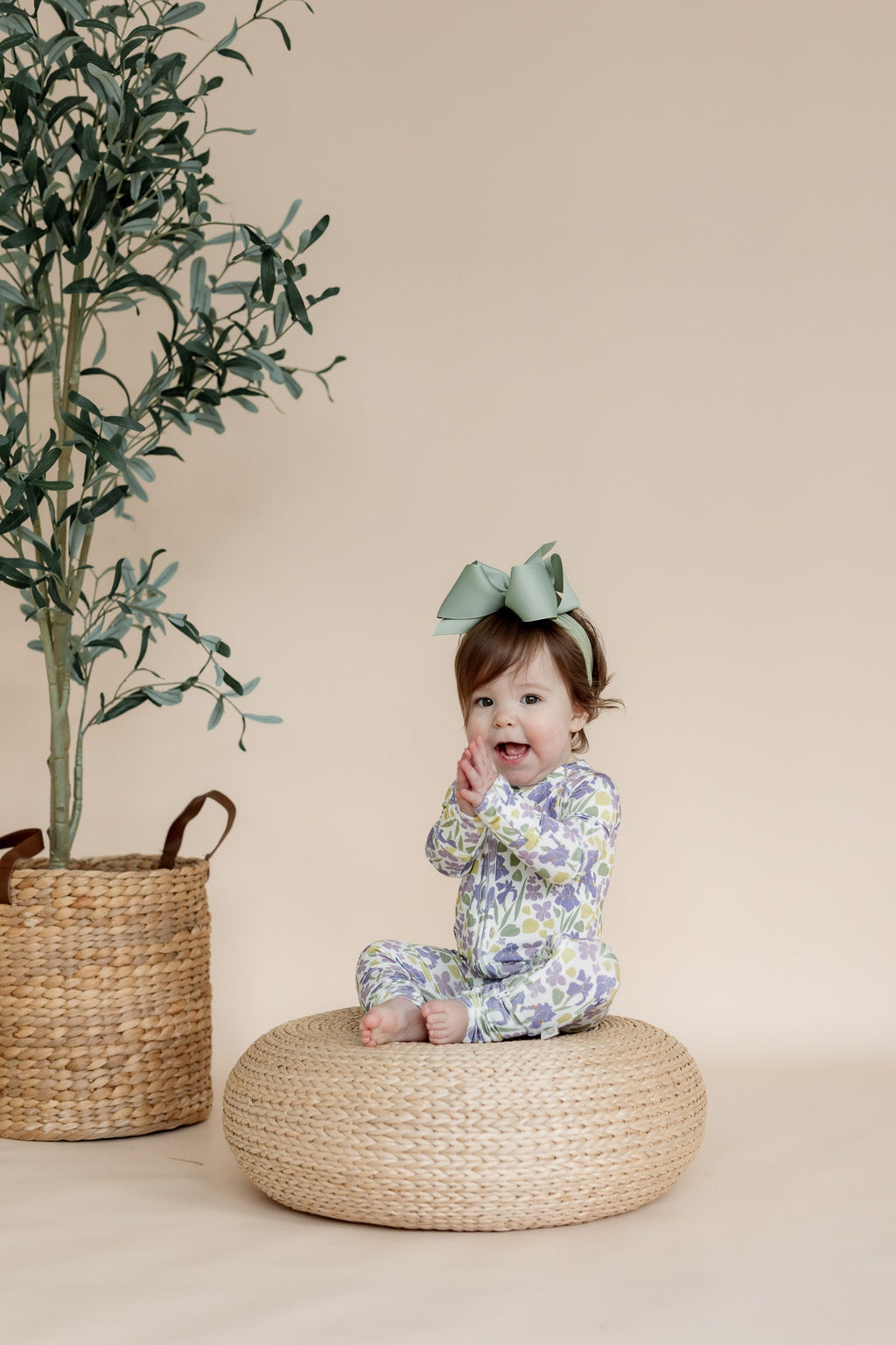 Baby Zip Sleeper – Heirloom Florals