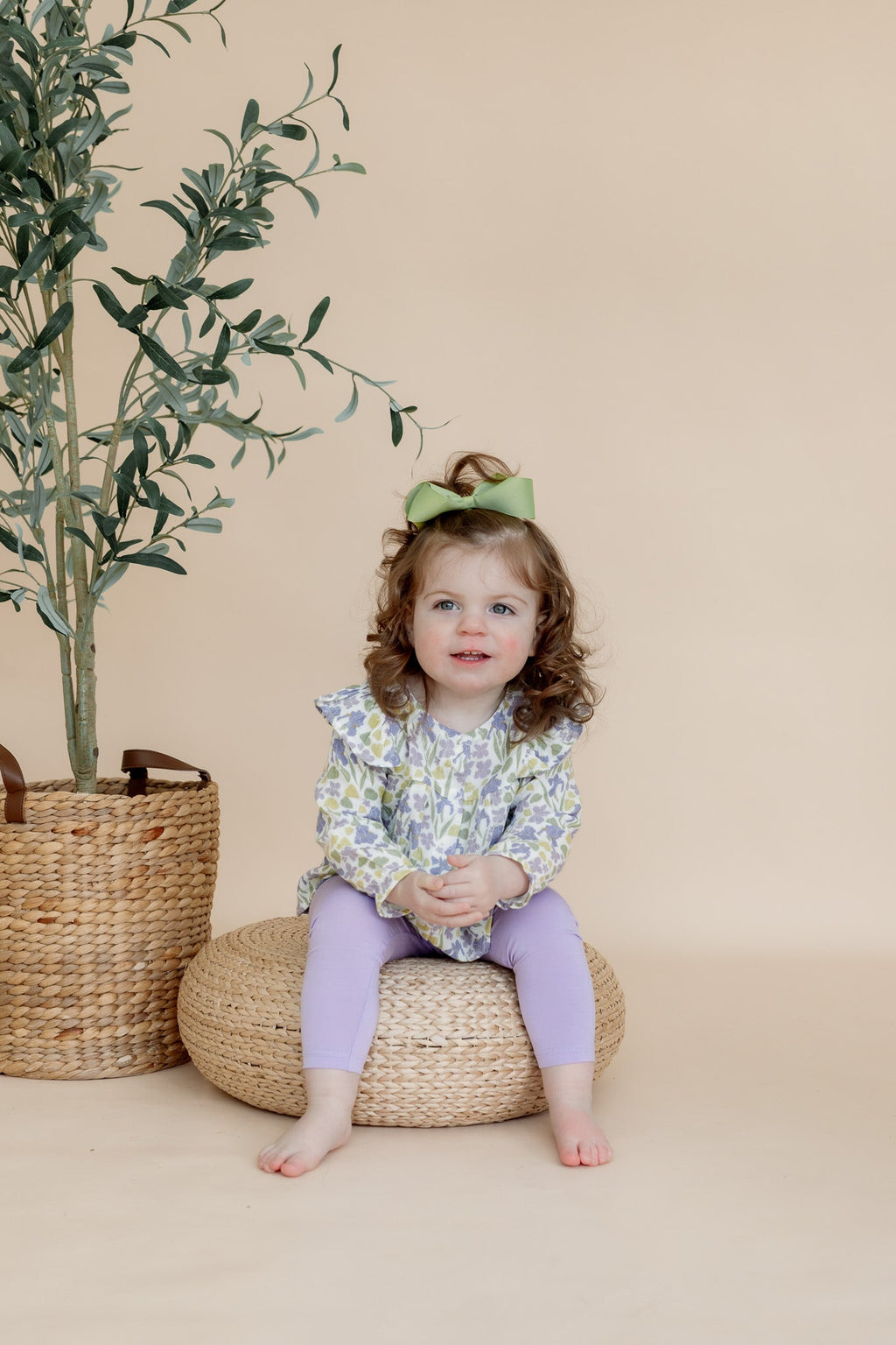 Girls Linden Blouse – Heirloom Florals