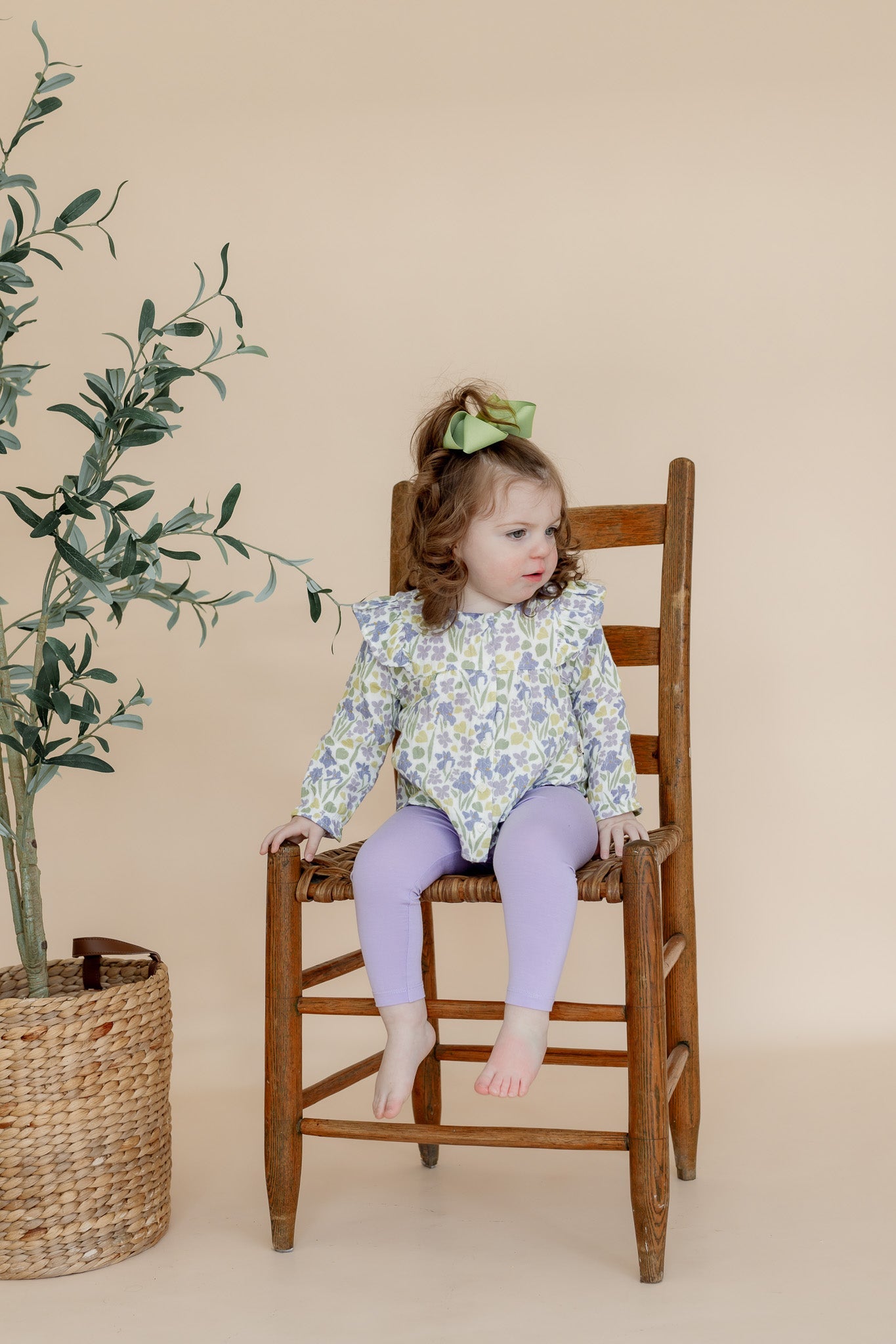 Girls Linden Blouse – Heirloom Florals