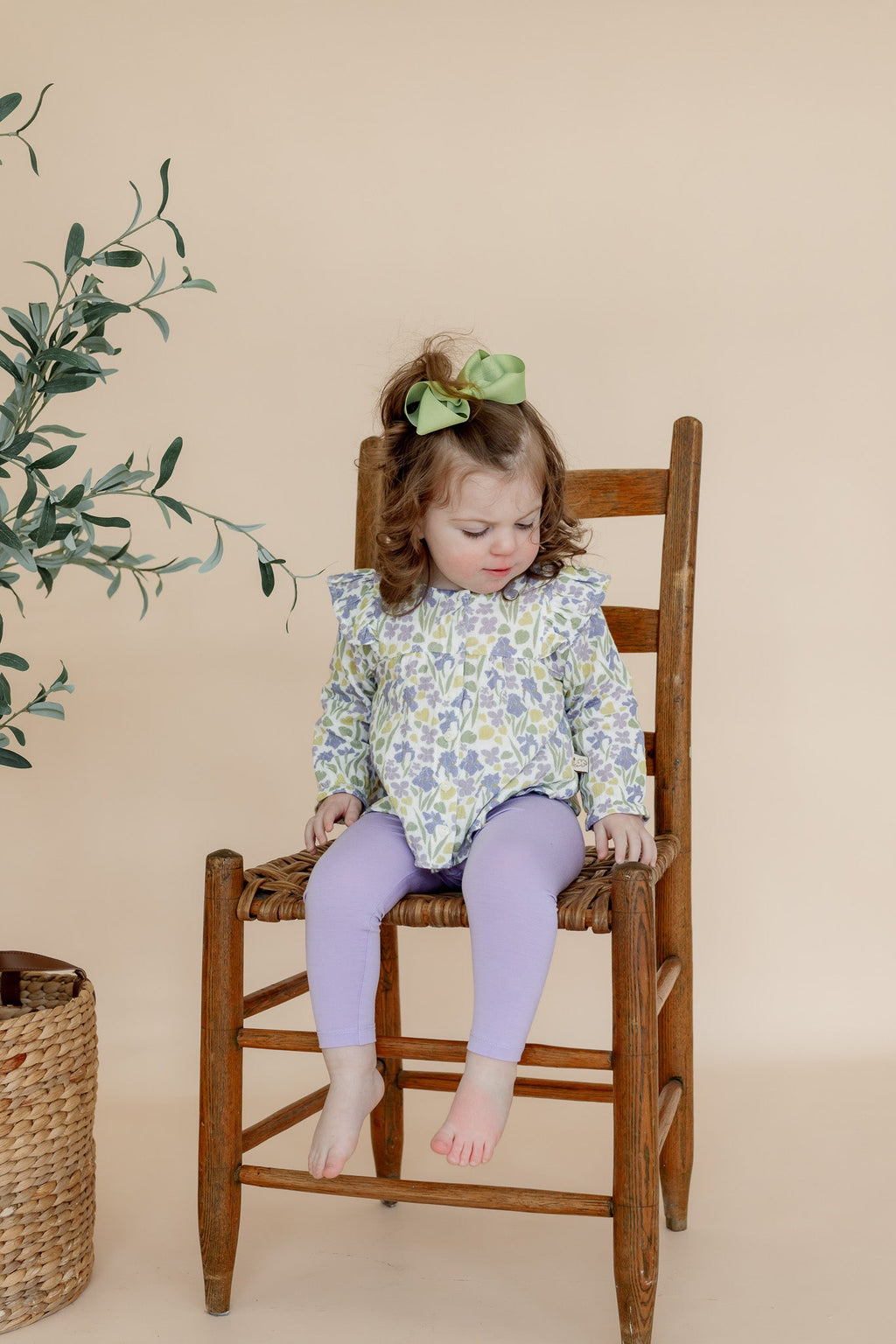 Girls Linden Blouse – Heirloom Florals