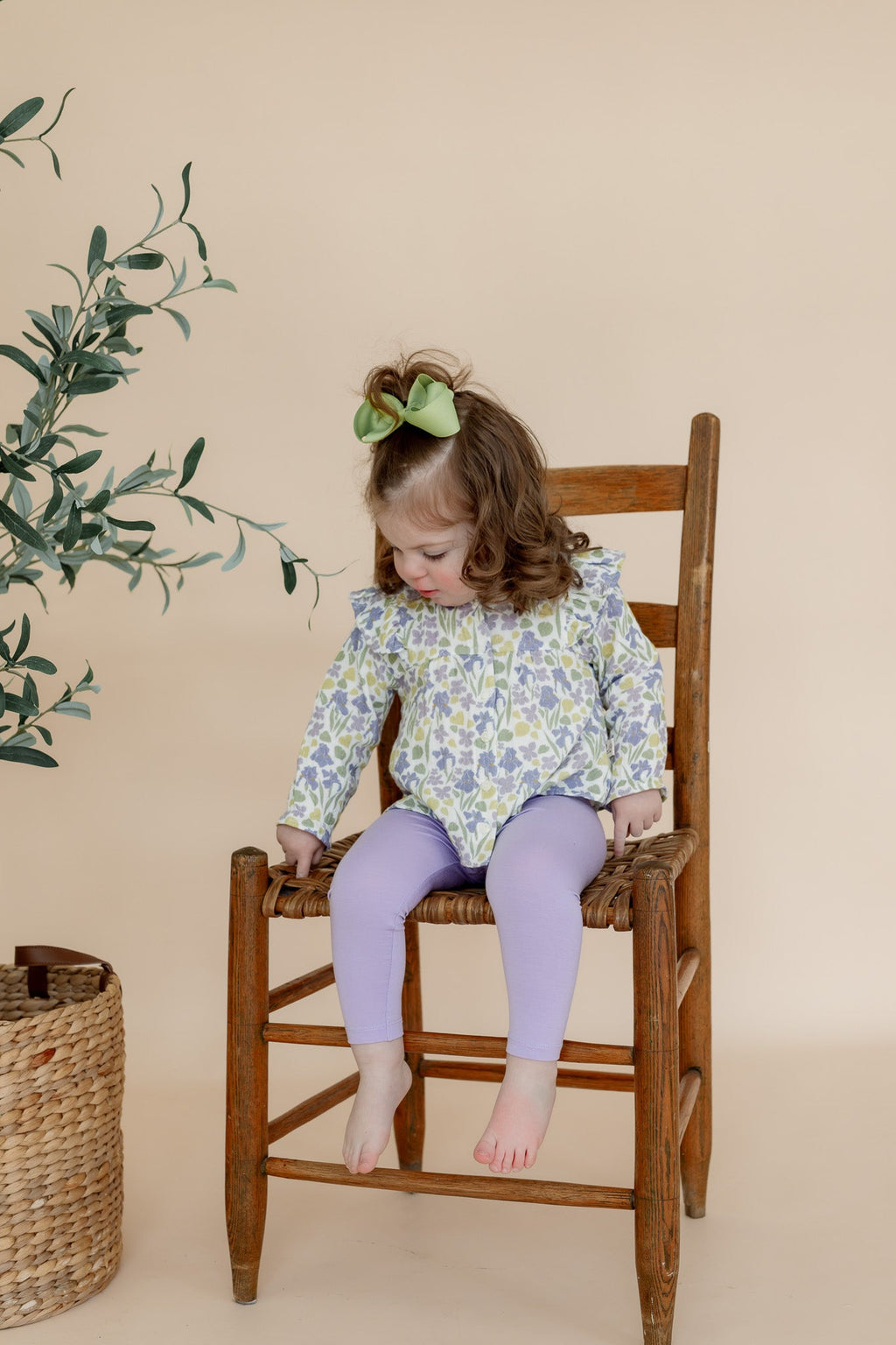 Girls Linden Blouse – Heirloom Florals