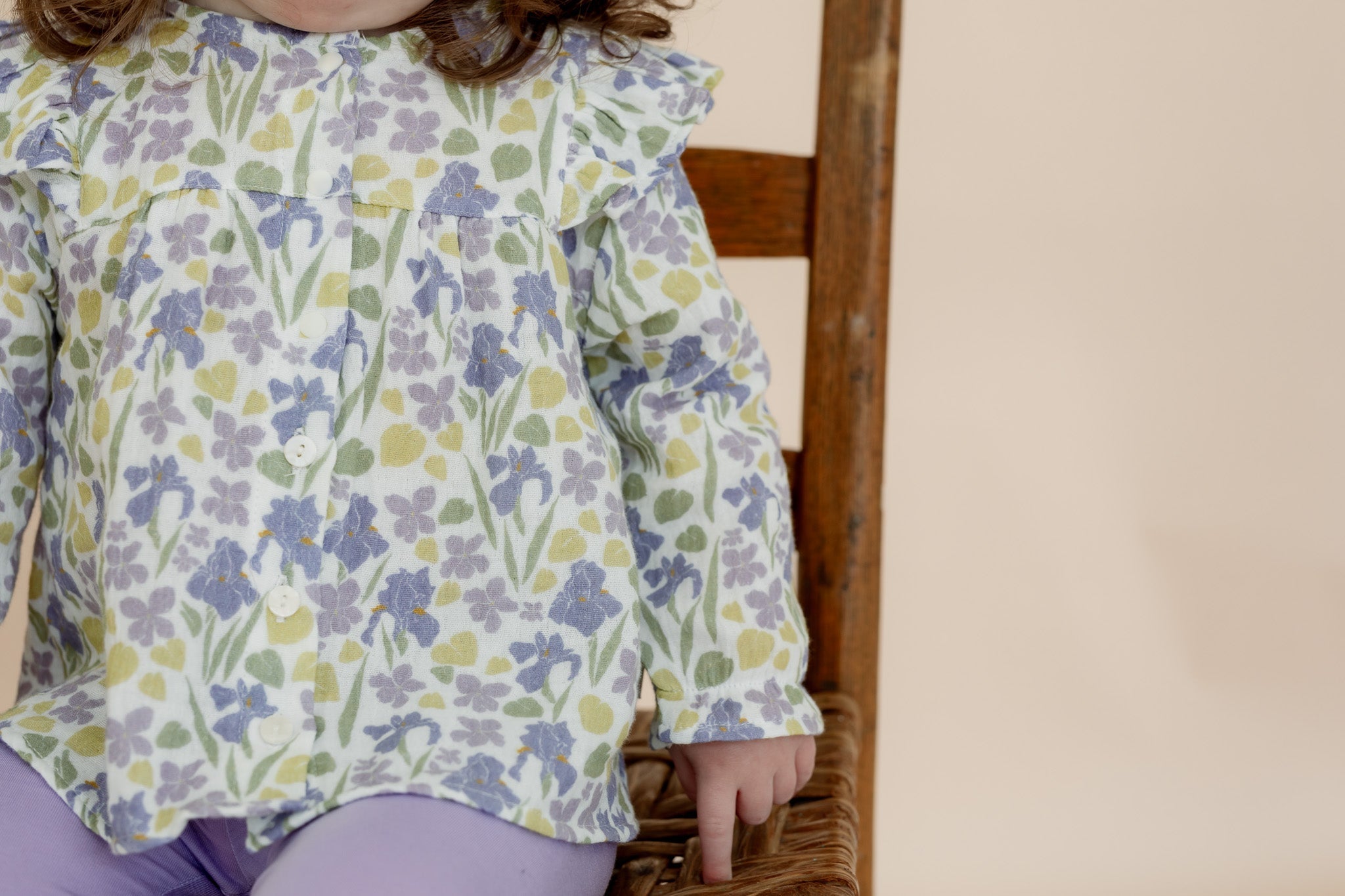 Girls Linden Blouse – Heirloom Florals