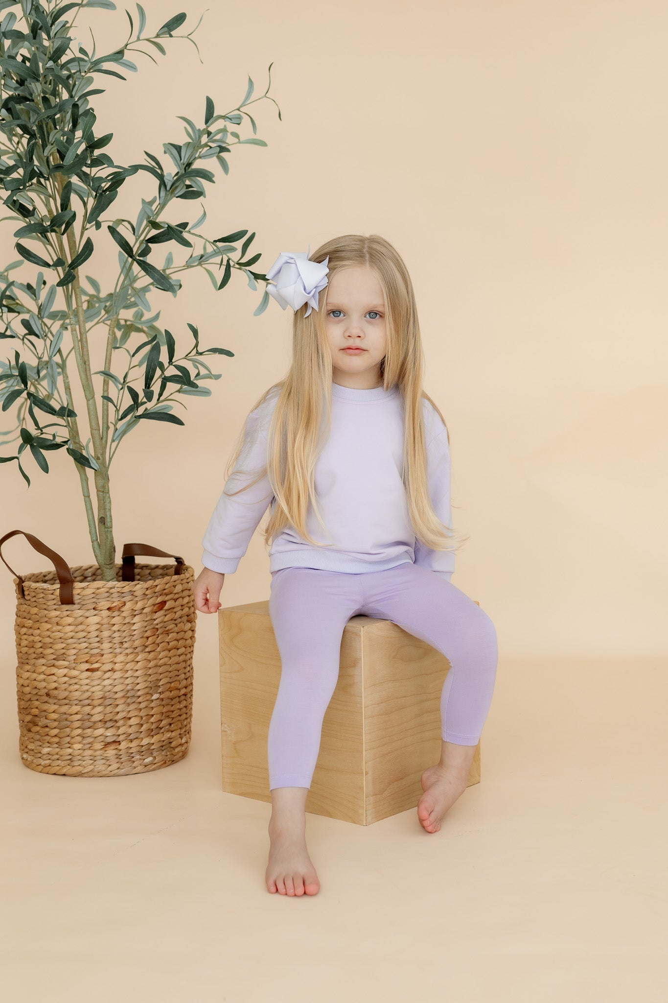 Maisie Play Top | Lavender Frost