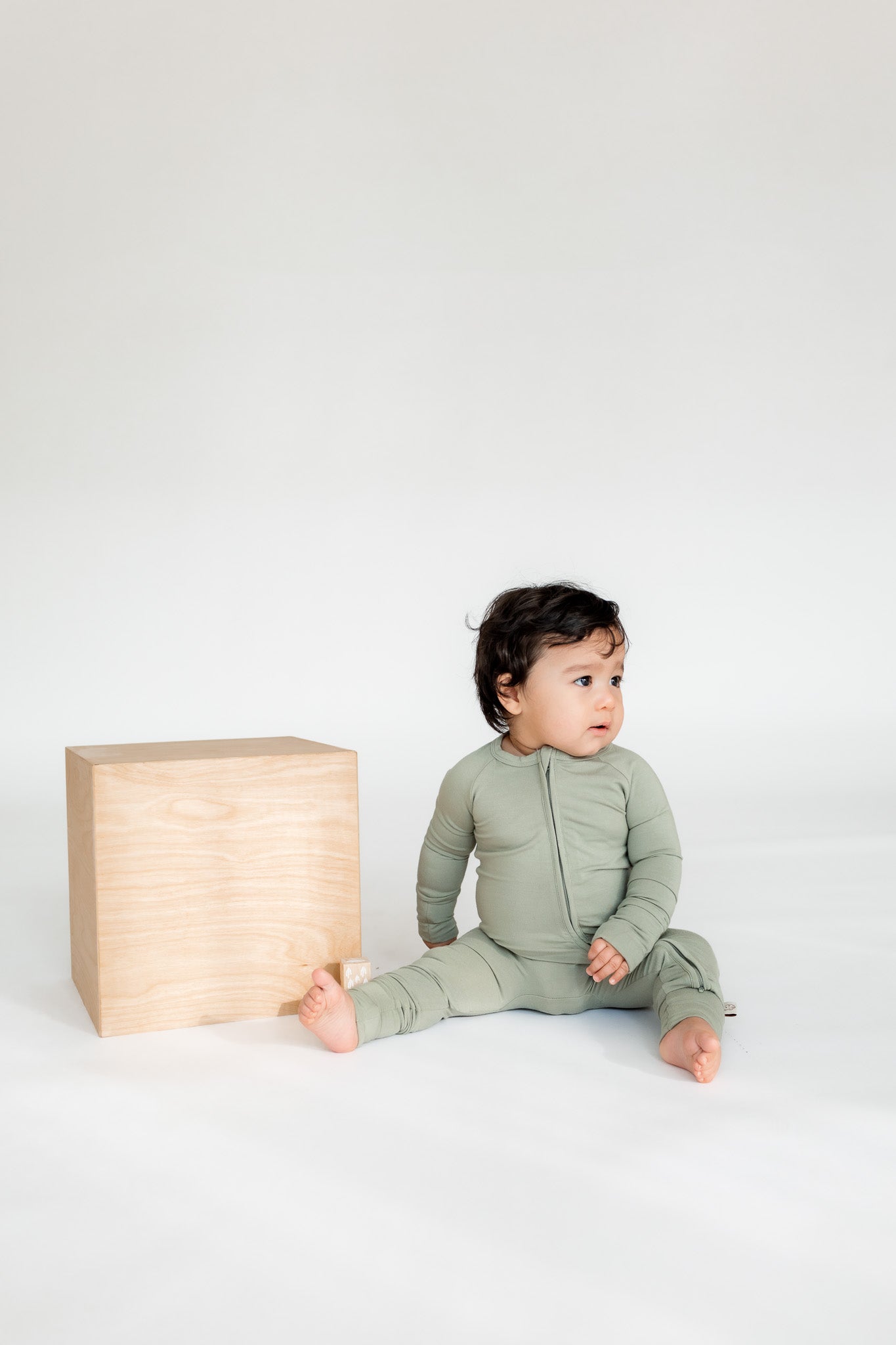 Baby Zip Sleeper – Mineral Green