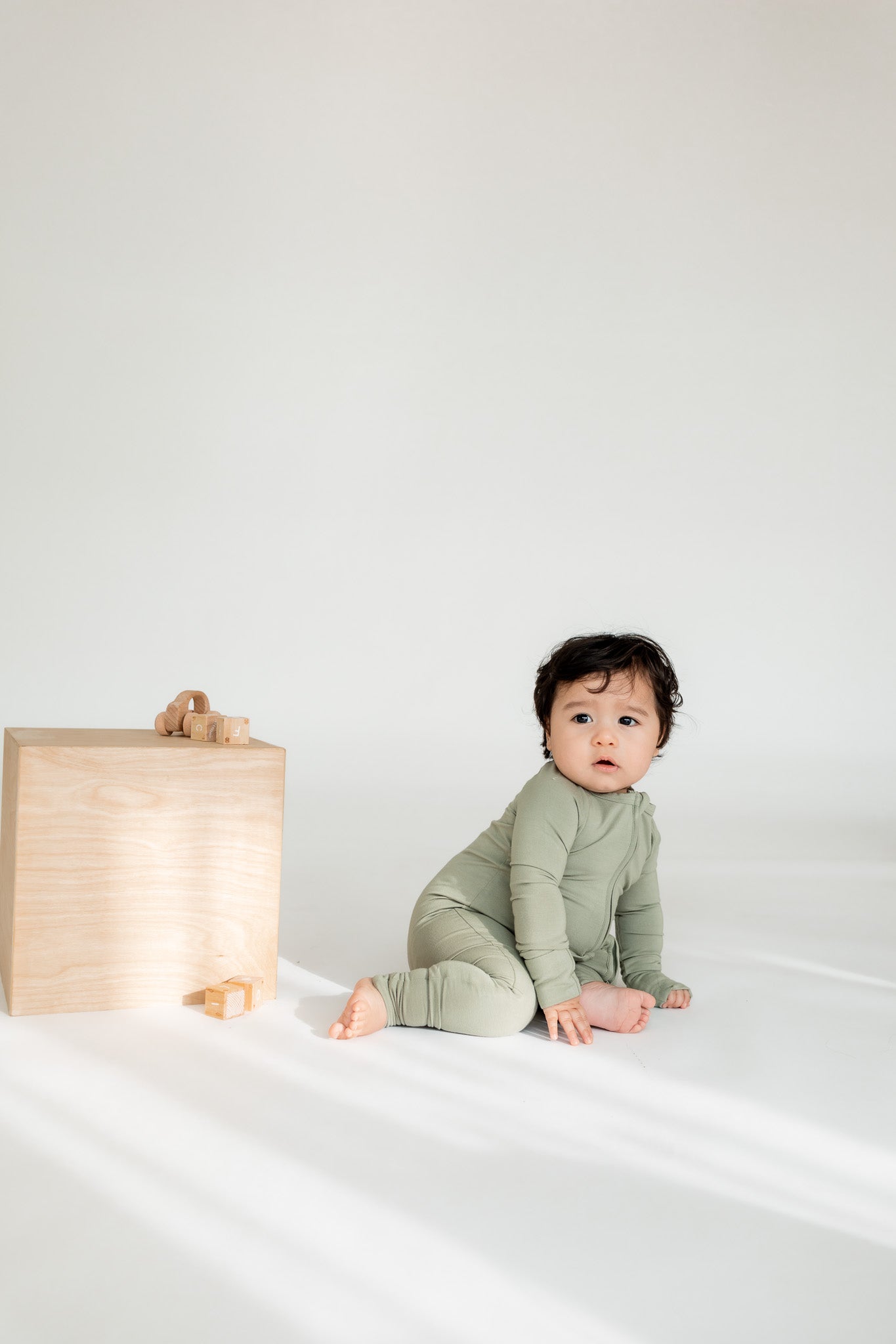 Baby Zip Sleeper – Mineral Green