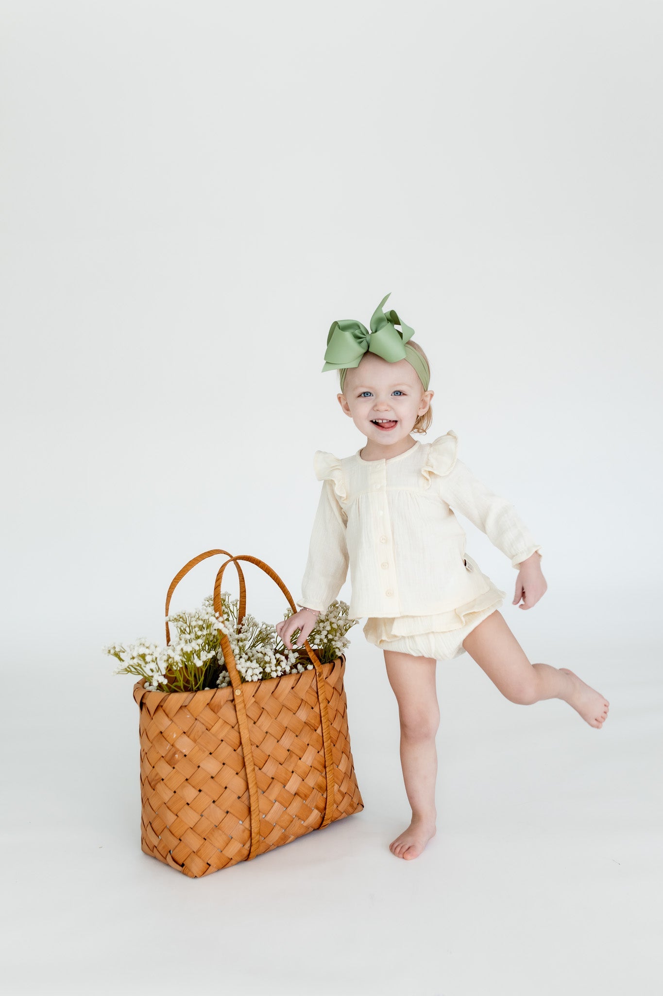 Linden Blouse & Bloomer Set | Vanilla Ice