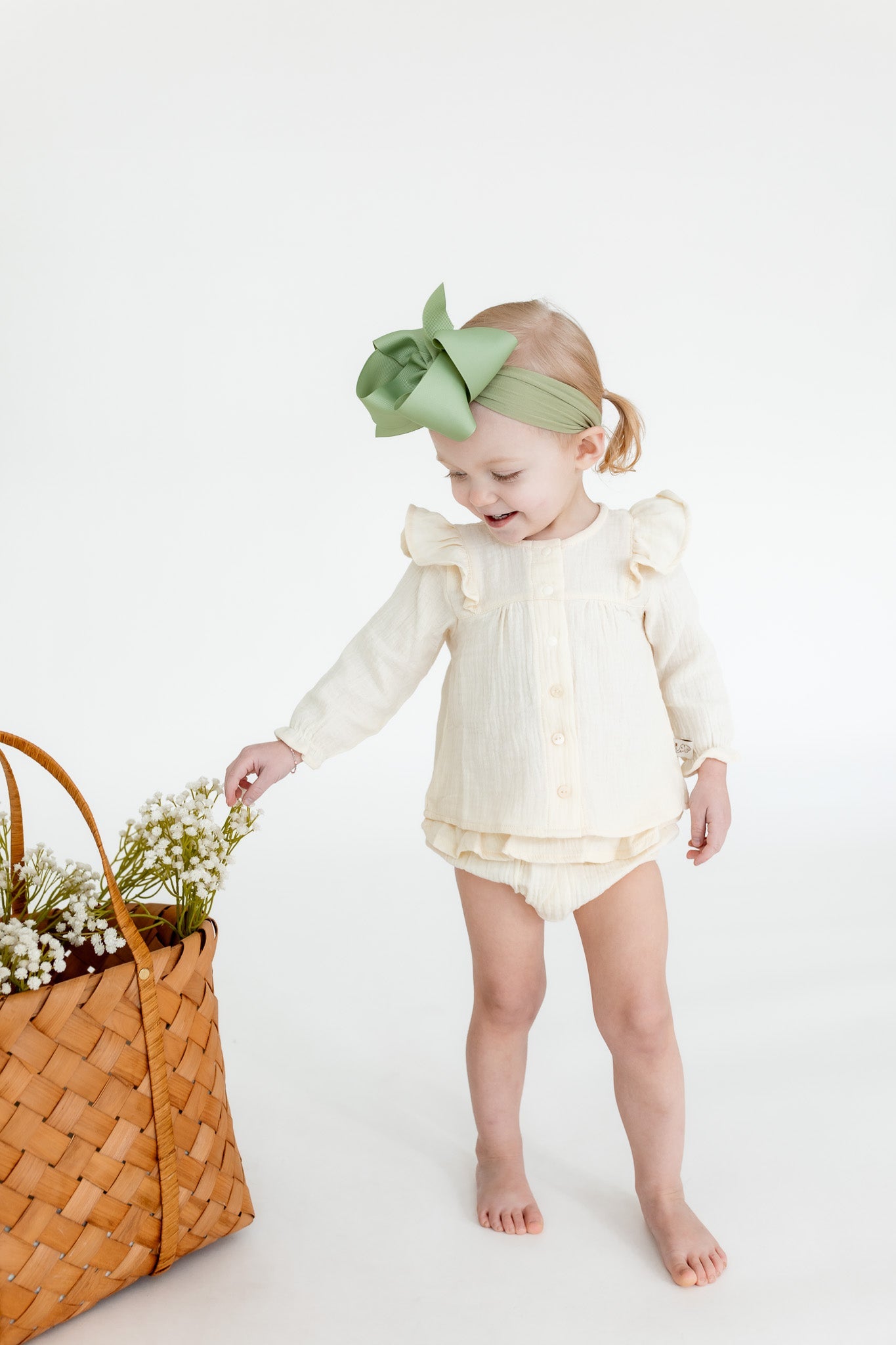 Linden Blouse & Bloomer Set | Vanilla Ice