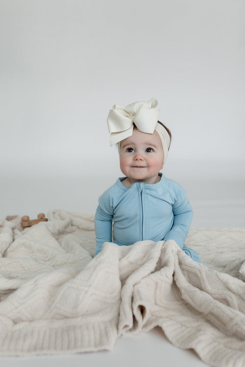 Baby Zip Sleeper – Blue Niagara Mist