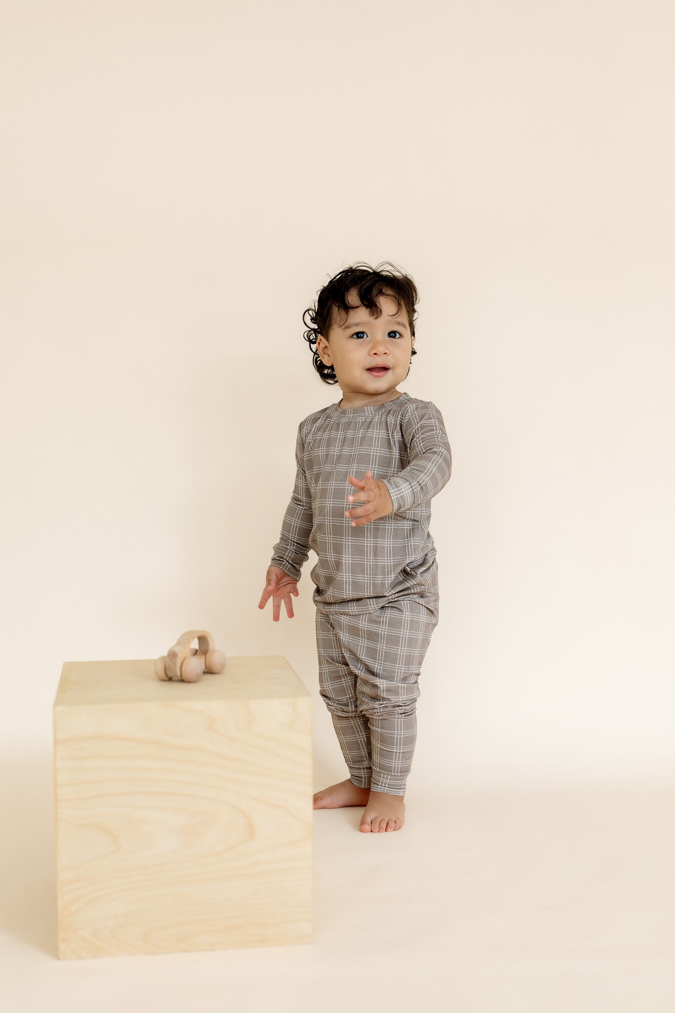 Two Piece Pajamas | Cocoa Plaid