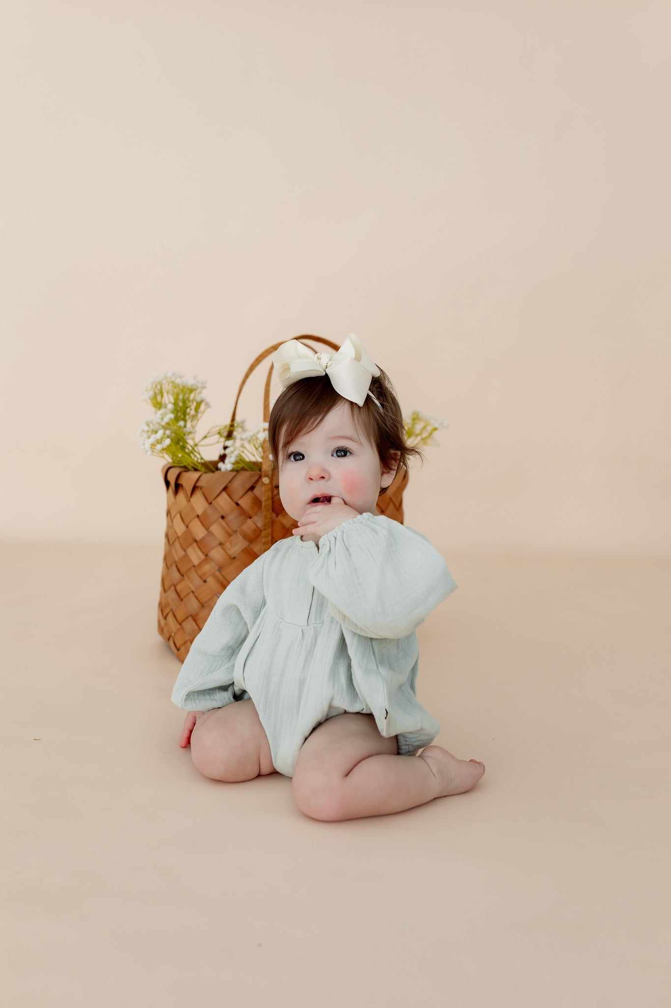 Remi Romper | Mineral Green