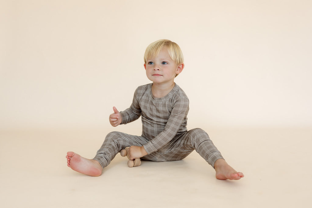 Two Piece Pajamas | Cocoa Plaid