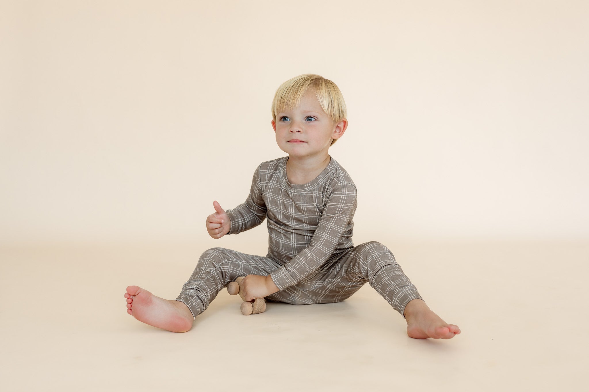 Two Piece Pajamas | Cocoa Plaid
