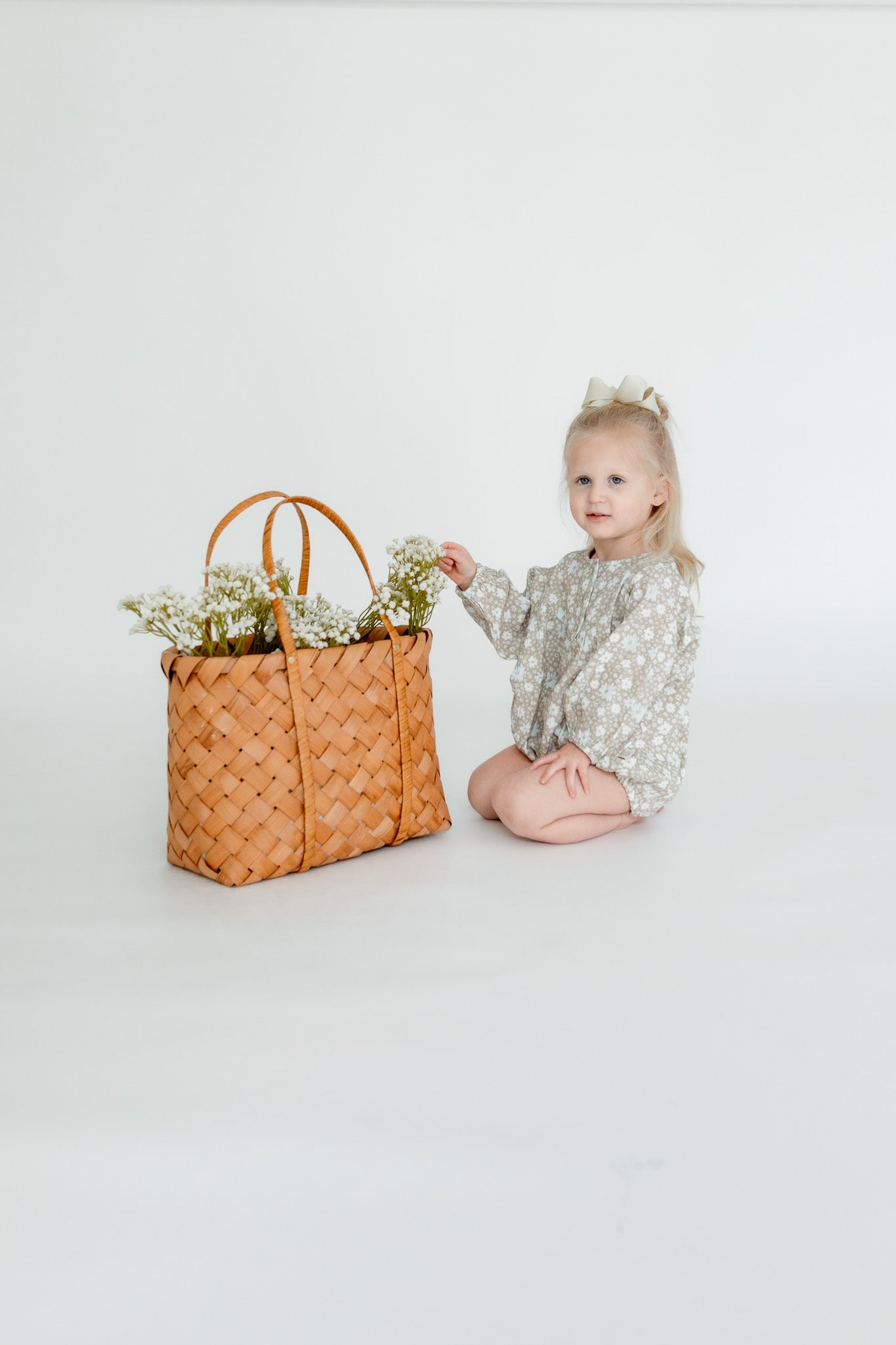 Remi Romper | Cool Blooms