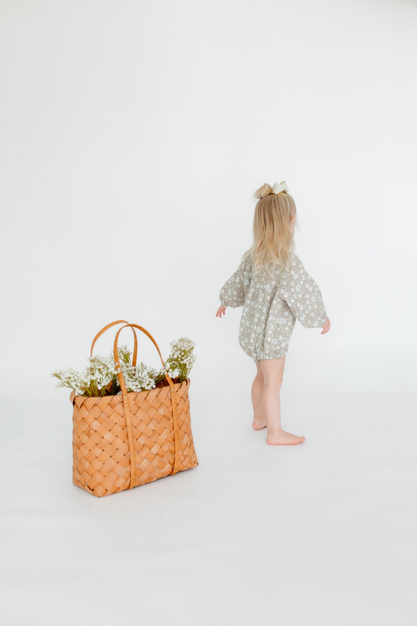 Remi Romper | Cool Blooms
