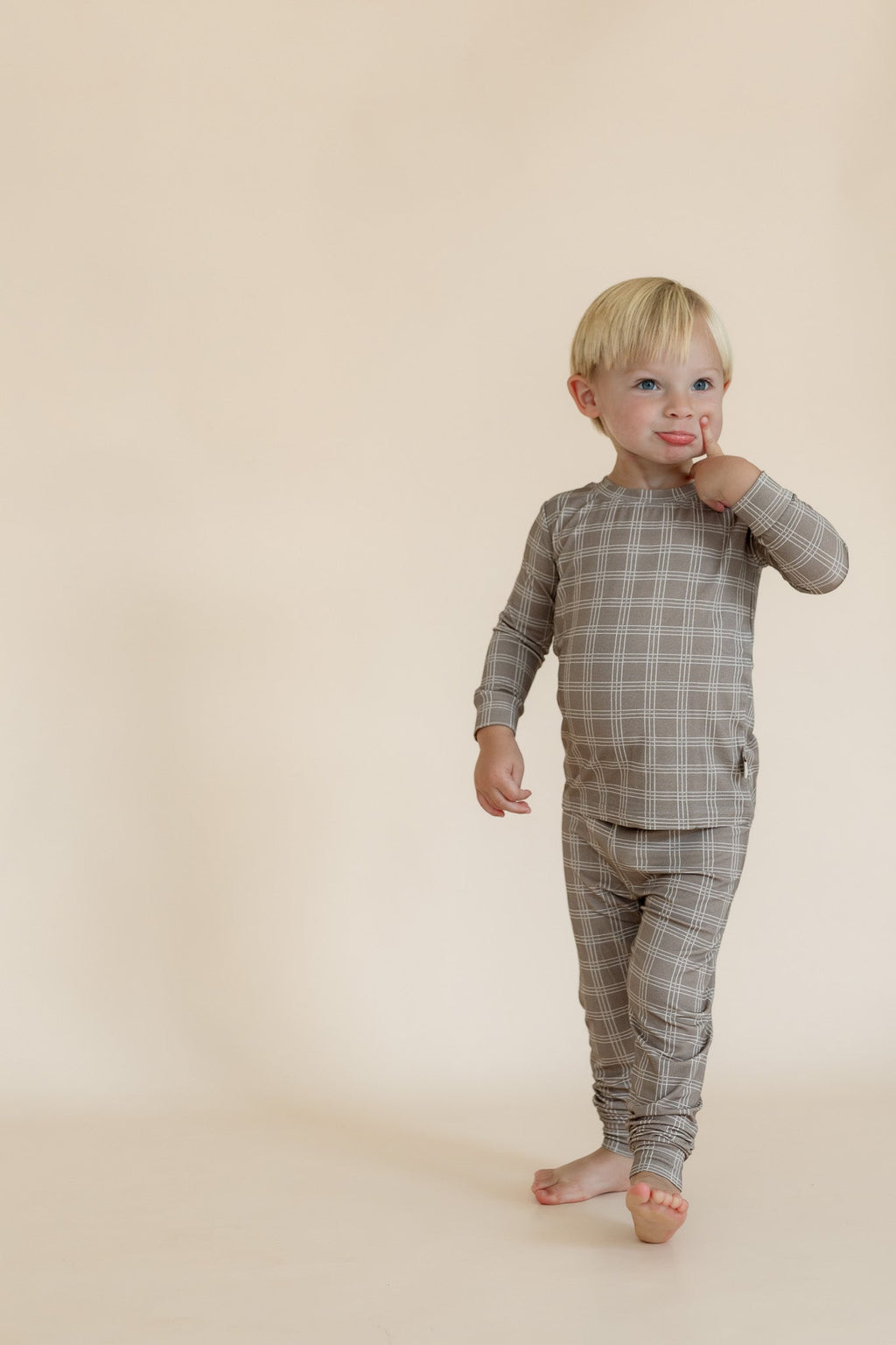 Two Piece Pajamas | Cocoa Plaid