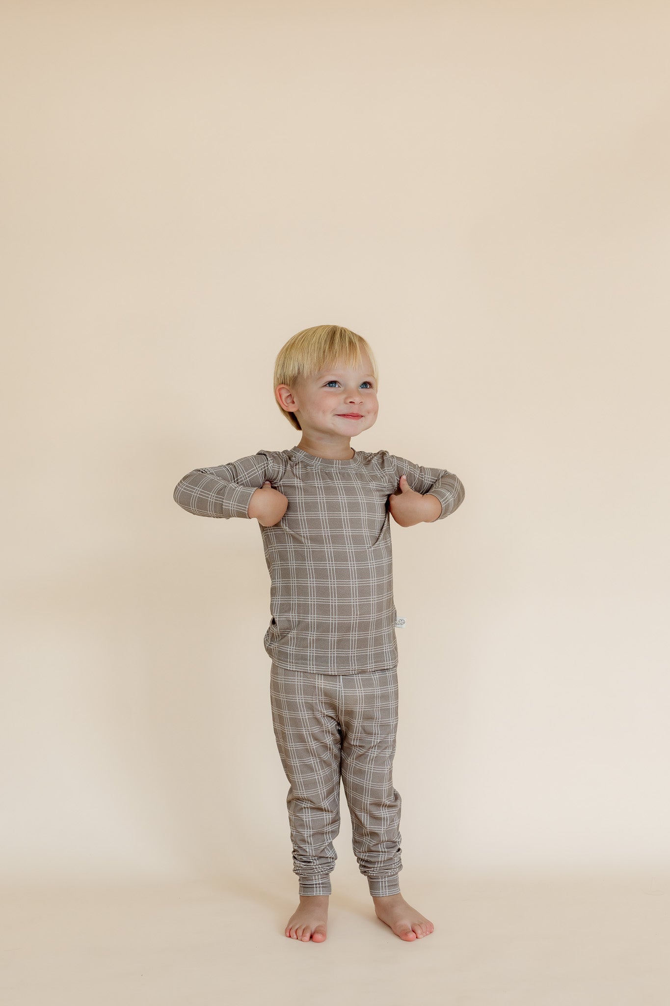 Two Piece Pajamas | Cocoa Plaid