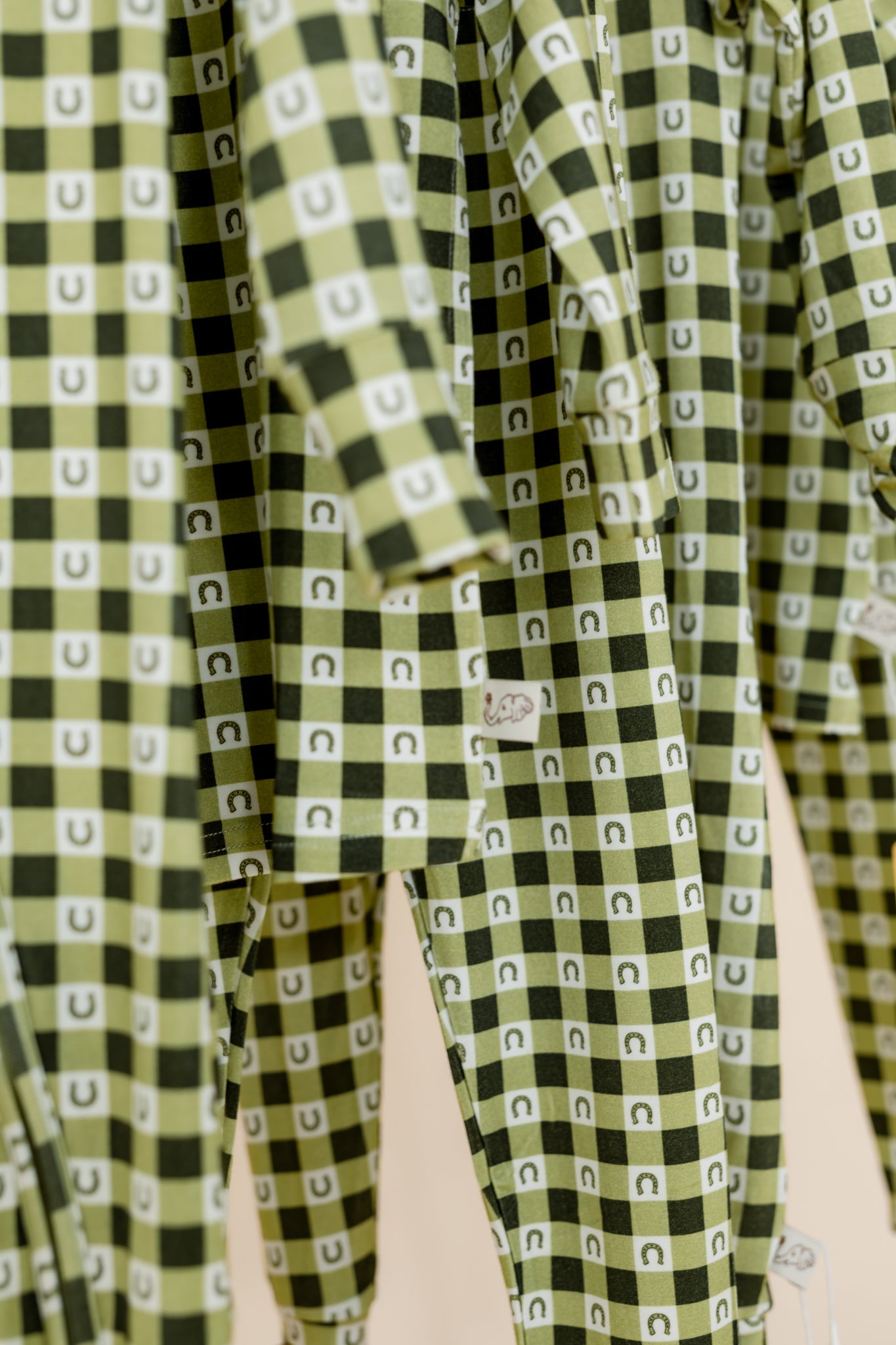 Two Piece Pajamas |  Lucky Gingham