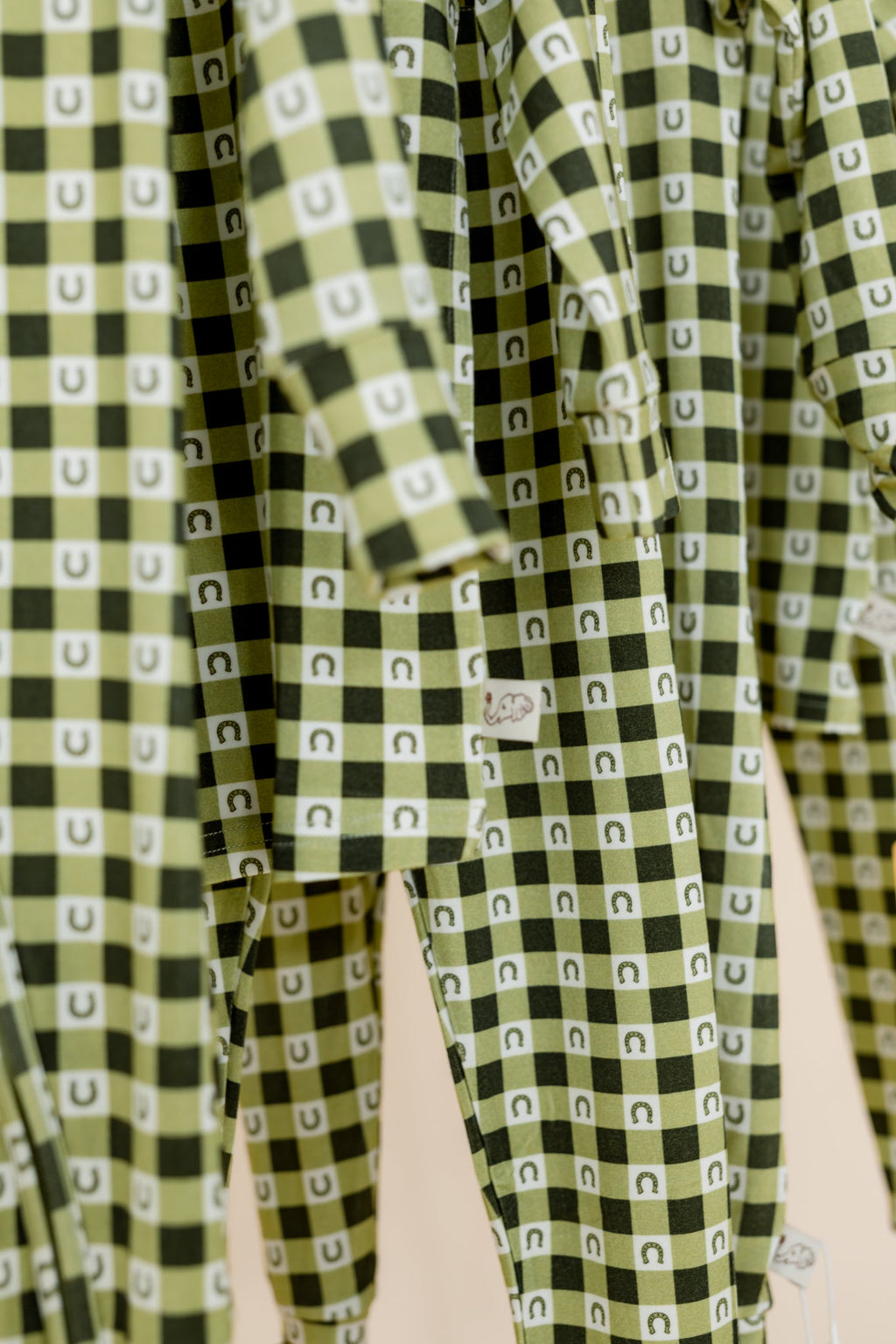Baby Zip Sleeper – Lucky Gingham
