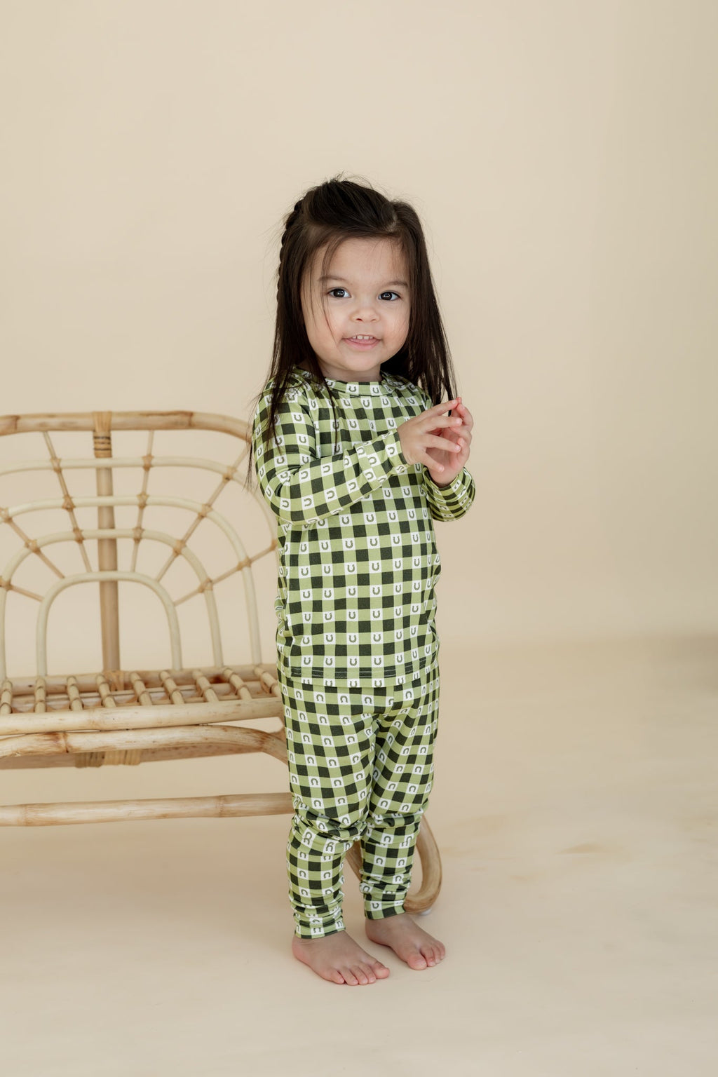 Two Piece Pajamas |  Lucky Gingham