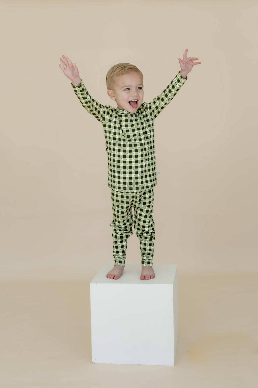 Two Piece Pajamas |  Lucky Gingham