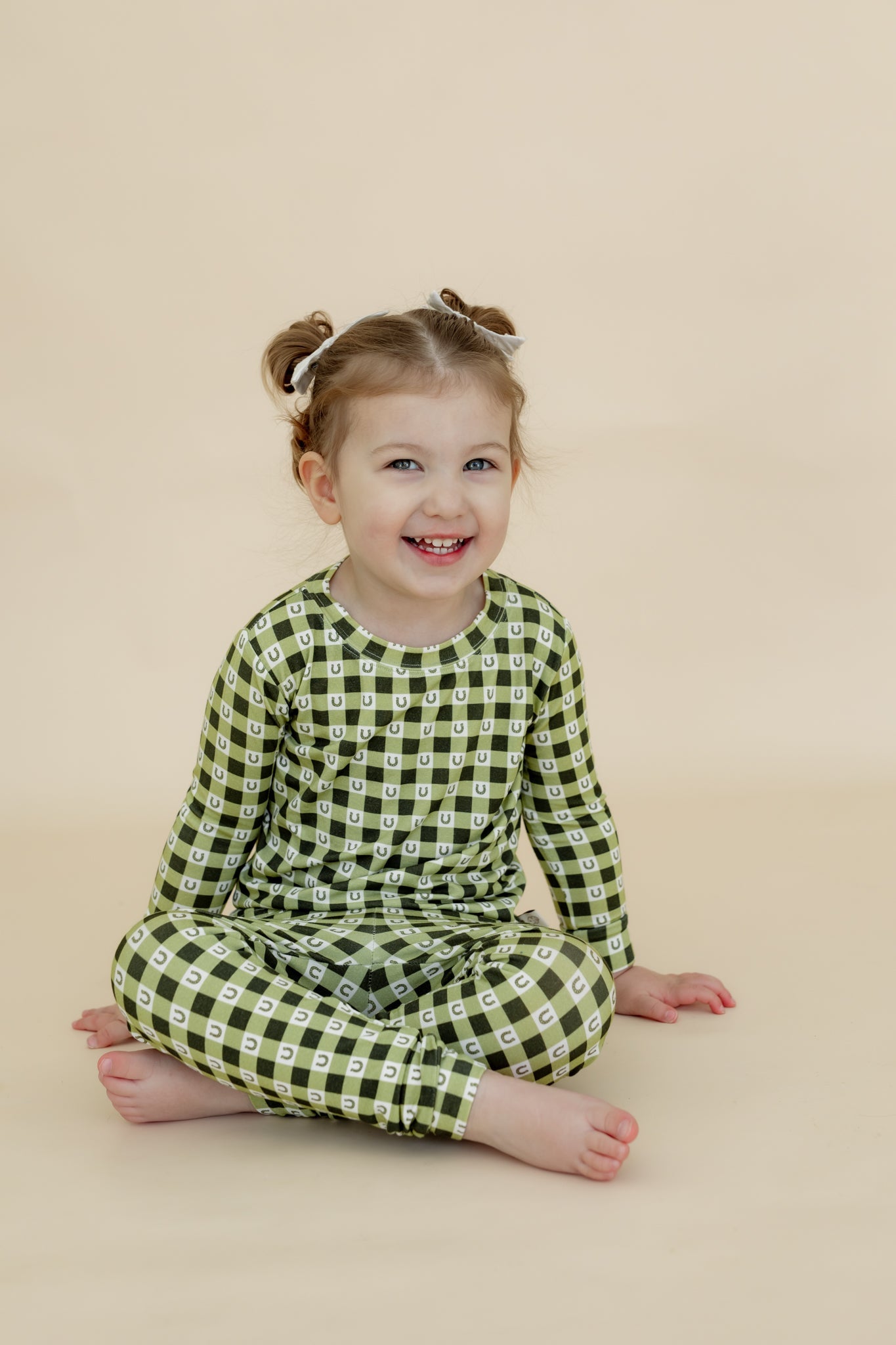 Two Piece Pajamas |  Lucky Gingham