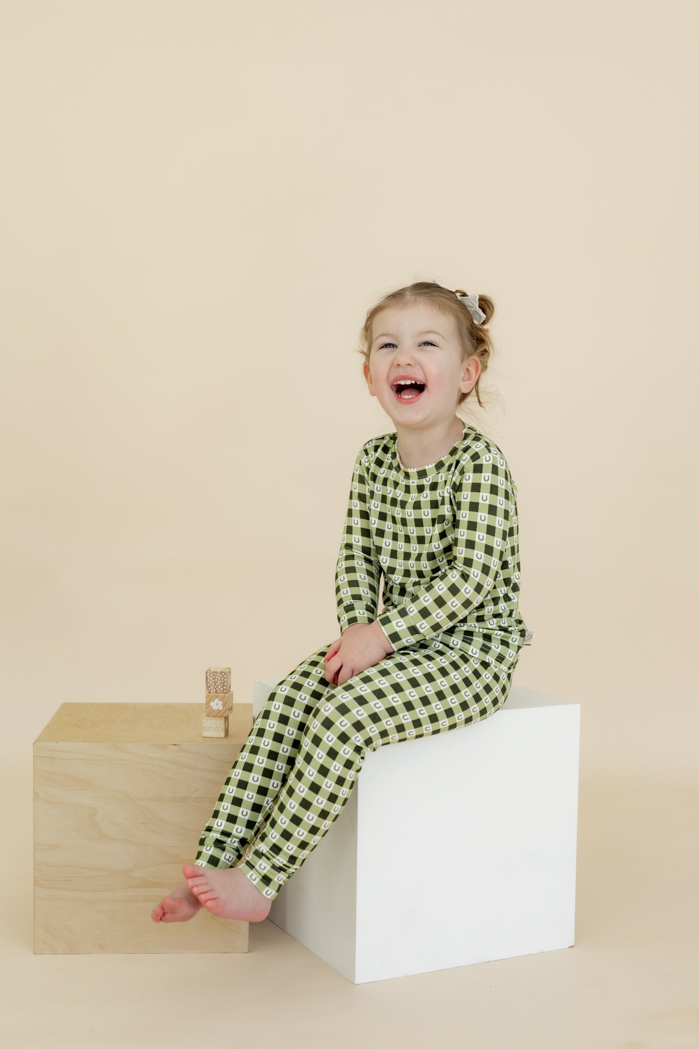 Two Piece Pajamas |  Lucky Gingham