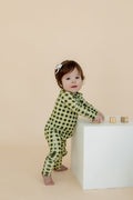 Baby Zip Sleeper – Lucky Gingham