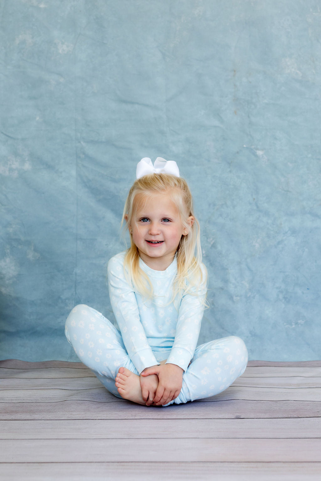 Two Piece Pajamas | Tiny Blooms Ice